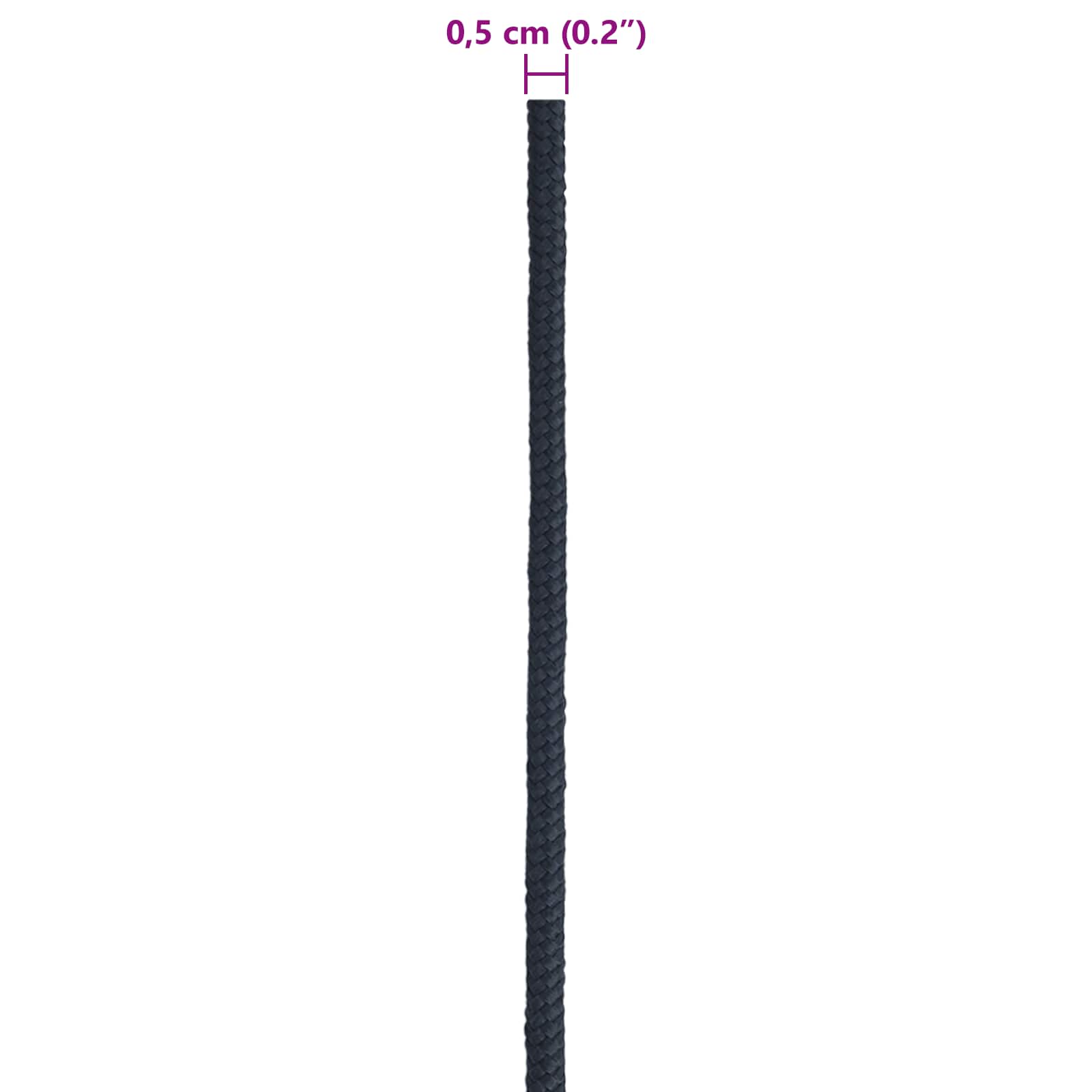 Boottouw 0.5 mm 100 m Koninklijk Blauw Polyester is nu te koop bij PeponiXL, paradijselijk wonen!