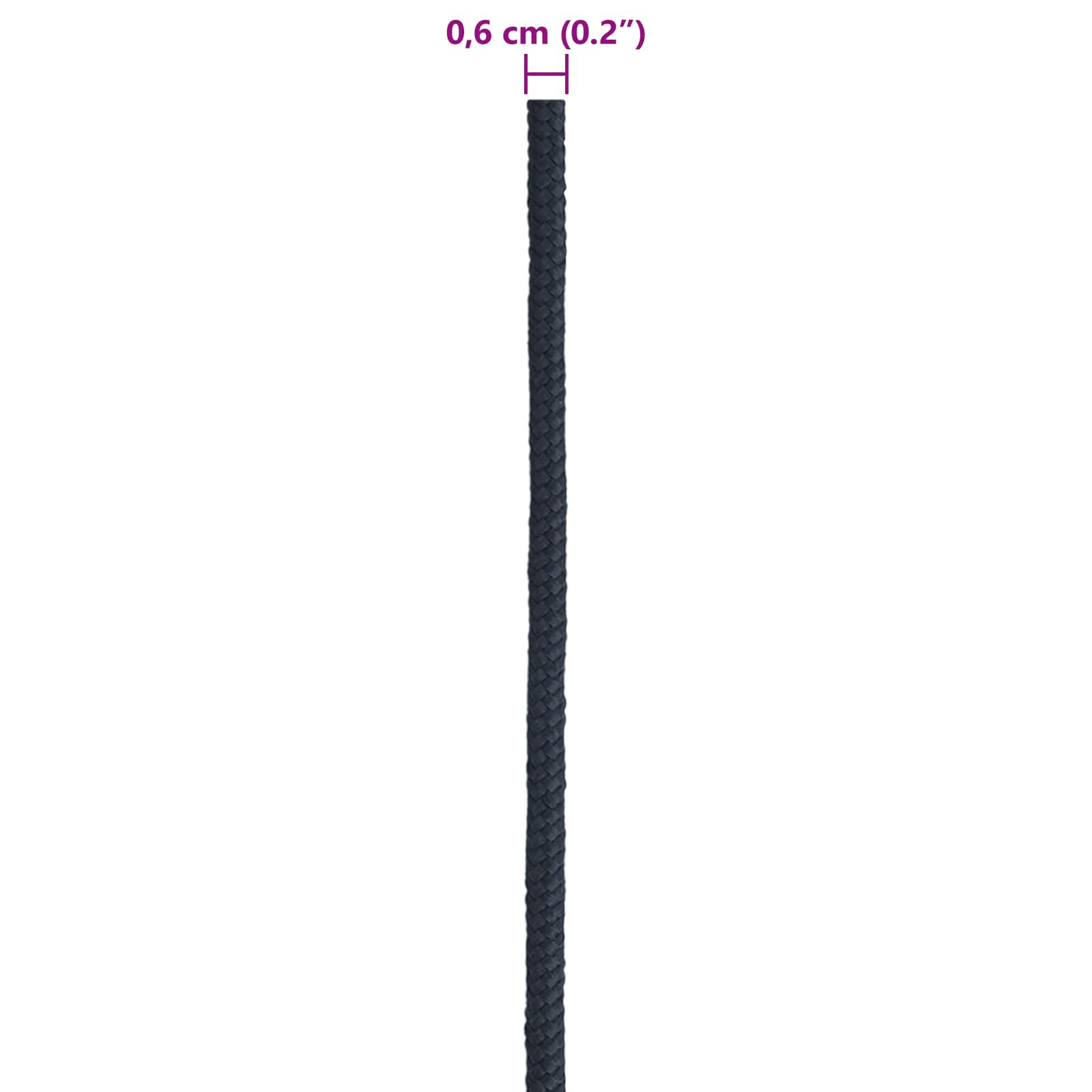 Boottouw 0.6 mm 50 m Koninklijk Blauw Polyester is nu te koop bij PeponiXL, paradijselijk wonen!