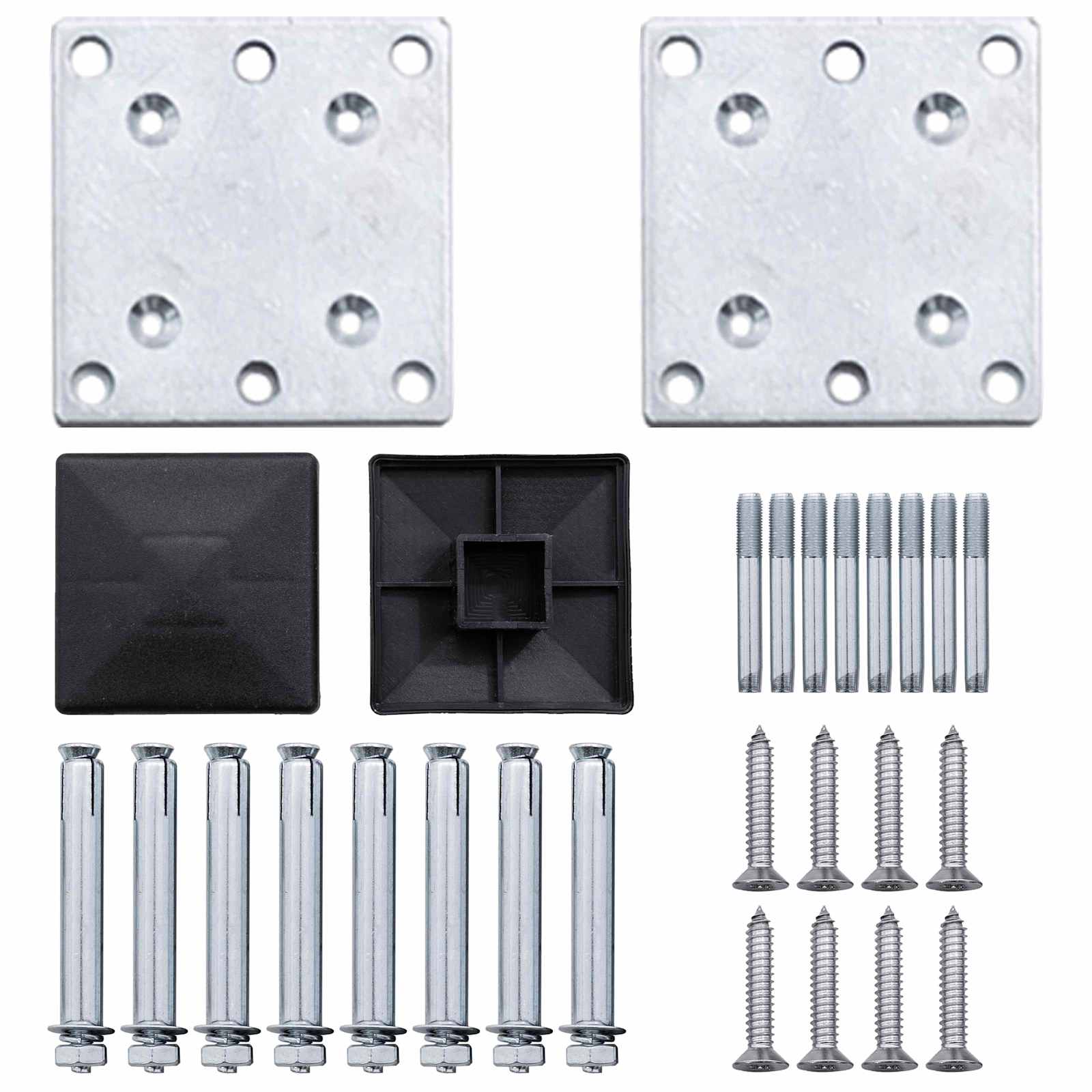 Hekpaneel 8 pcs WPC en Aluminium Bruin is nu te koop bij PeponiXL, paradijselijk wonen!