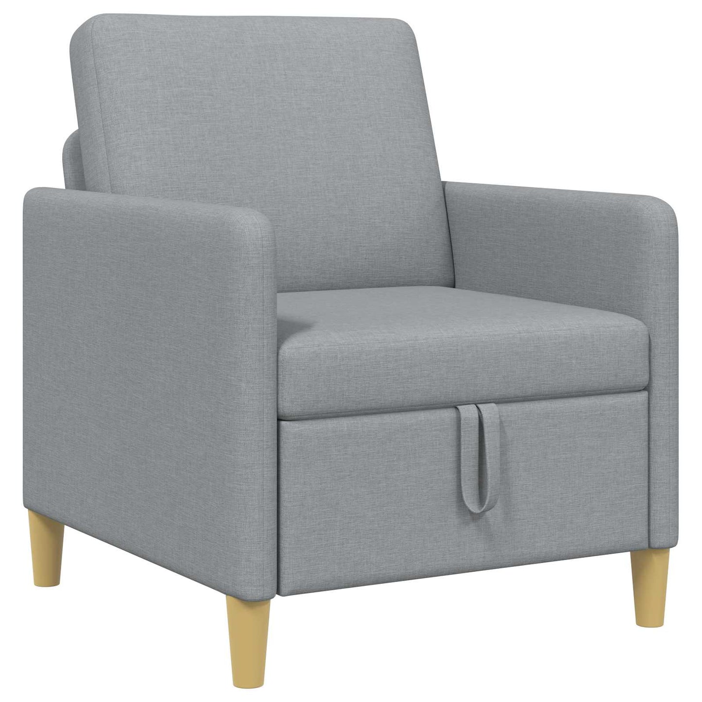 Bank met opslag Lichtgrijs 72 x 78 x 87 cm Polyester is nu te koop bij PeponiXL, paradijselijk wonen!