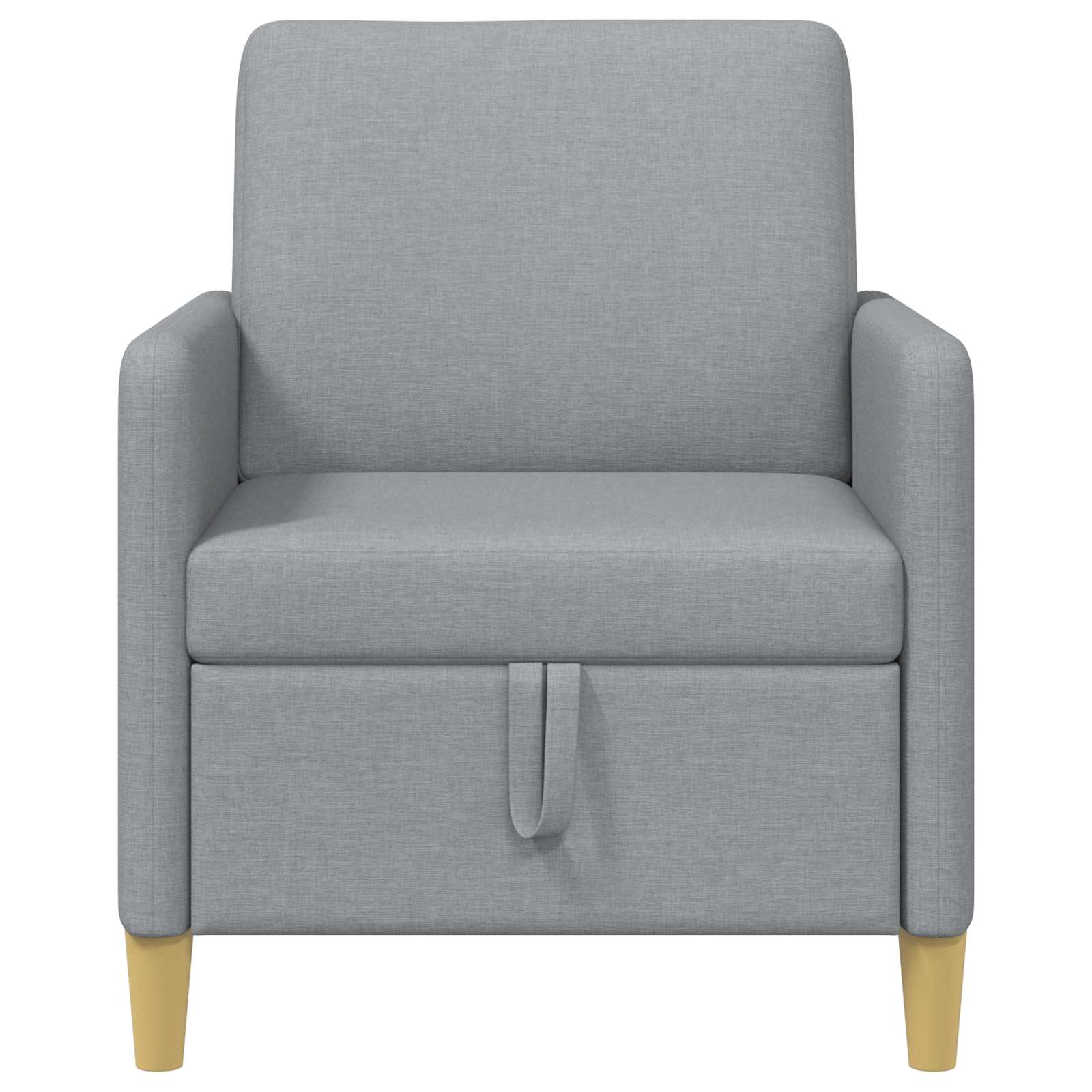 Bank met opslag Lichtgrijs 72 x 78 x 87 cm Polyester is nu te koop bij PeponiXL, paradijselijk wonen!