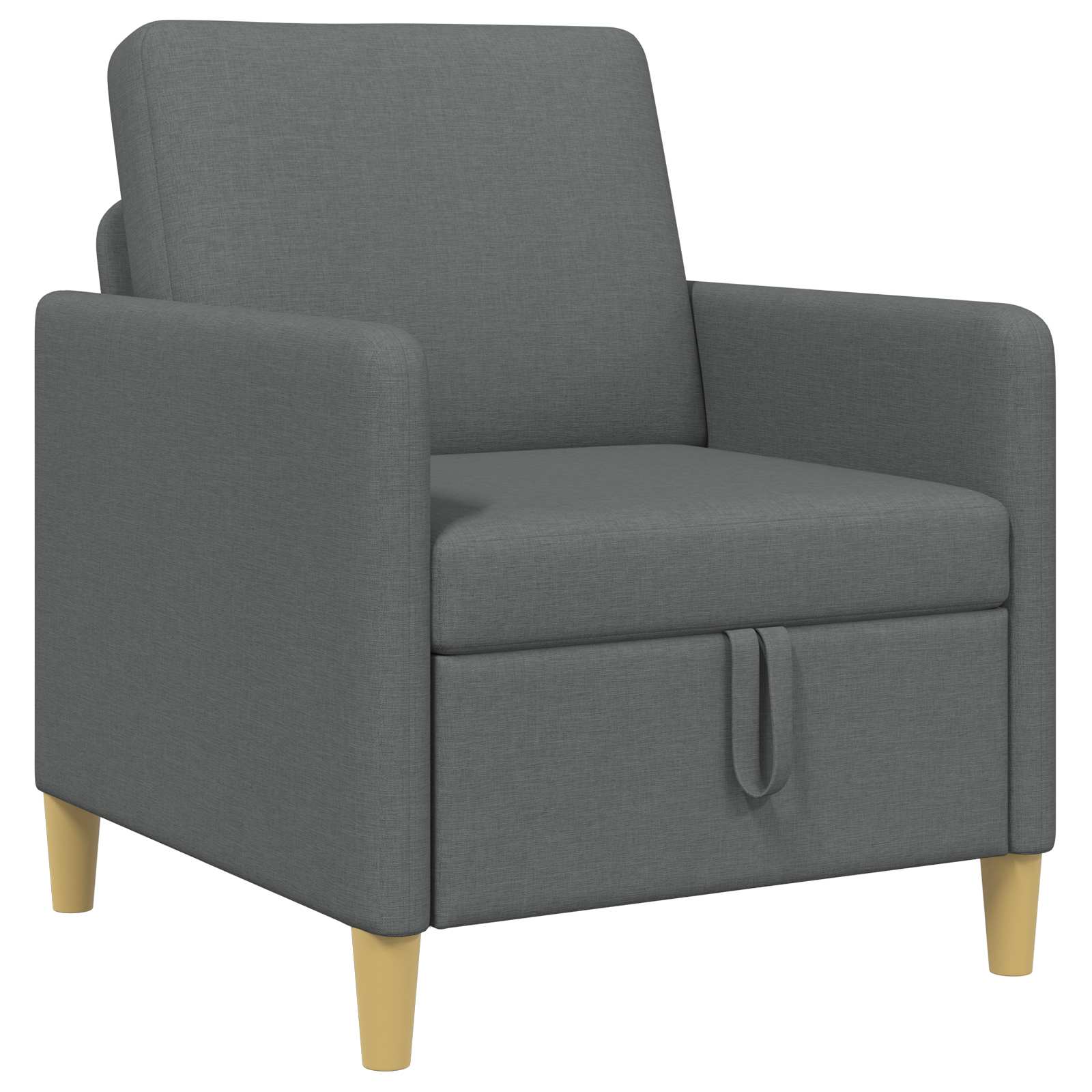 Bank met opslag Donkergrijs 72 x 78 x 87 cm Polyester is nu te koop bij PeponiXL, paradijselijk wonen!