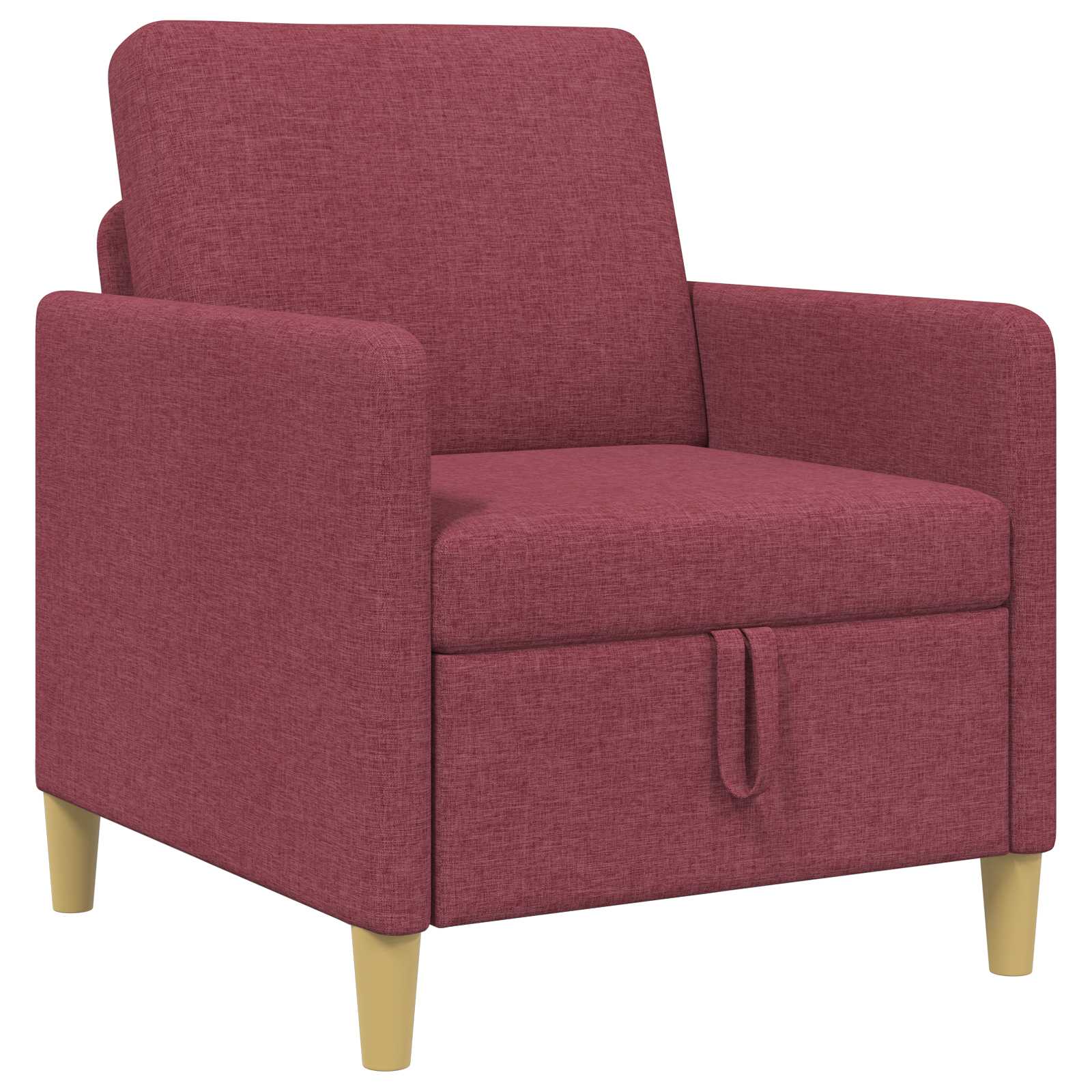 Bank met opslag Wijnrood 72 x 78 x 87 cm Polyester is nu te koop bij PeponiXL, paradijselijk wonen!