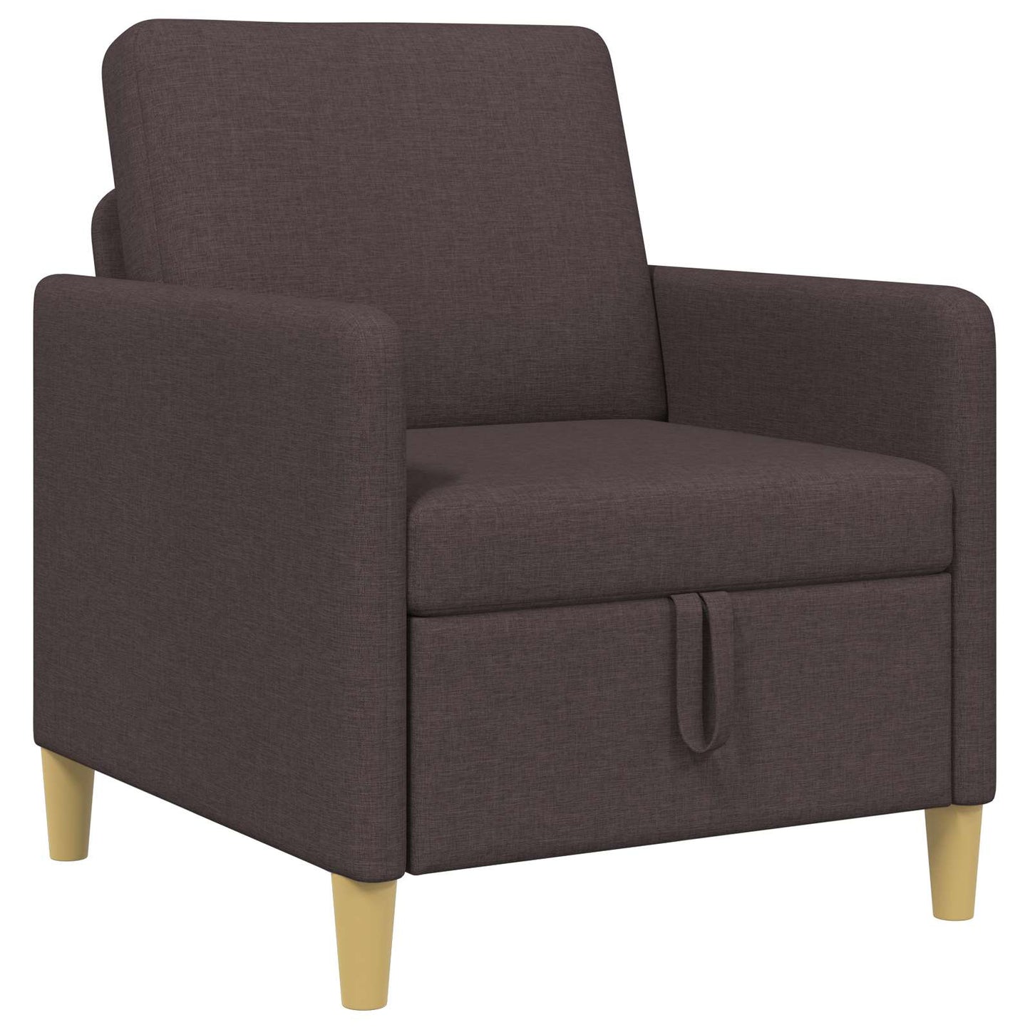 Bank met opslag Donkerbruin 72 x 78 x 87 cm Polyester is nu te koop bij PeponiXL, paradijselijk wonen!