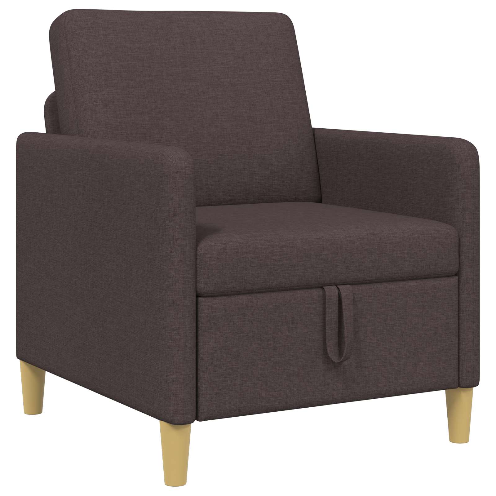 Bank met opslag Donkerbruin 72 x 78 x 87 cm Polyester is nu te koop bij PeponiXL, paradijselijk wonen!