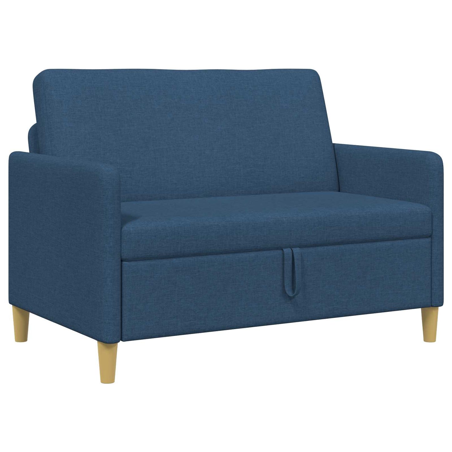 Bank met opslag Blauw 122 x 78 x 87 cm Polyester is nu te koop bij PeponiXL, paradijselijk wonen!