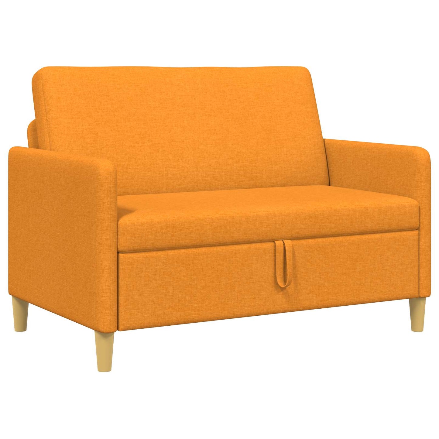 Bank met opslag Donkergeel 122 x 78 x 87 cm Polyester is nu te koop bij PeponiXL, paradijselijk wonen!