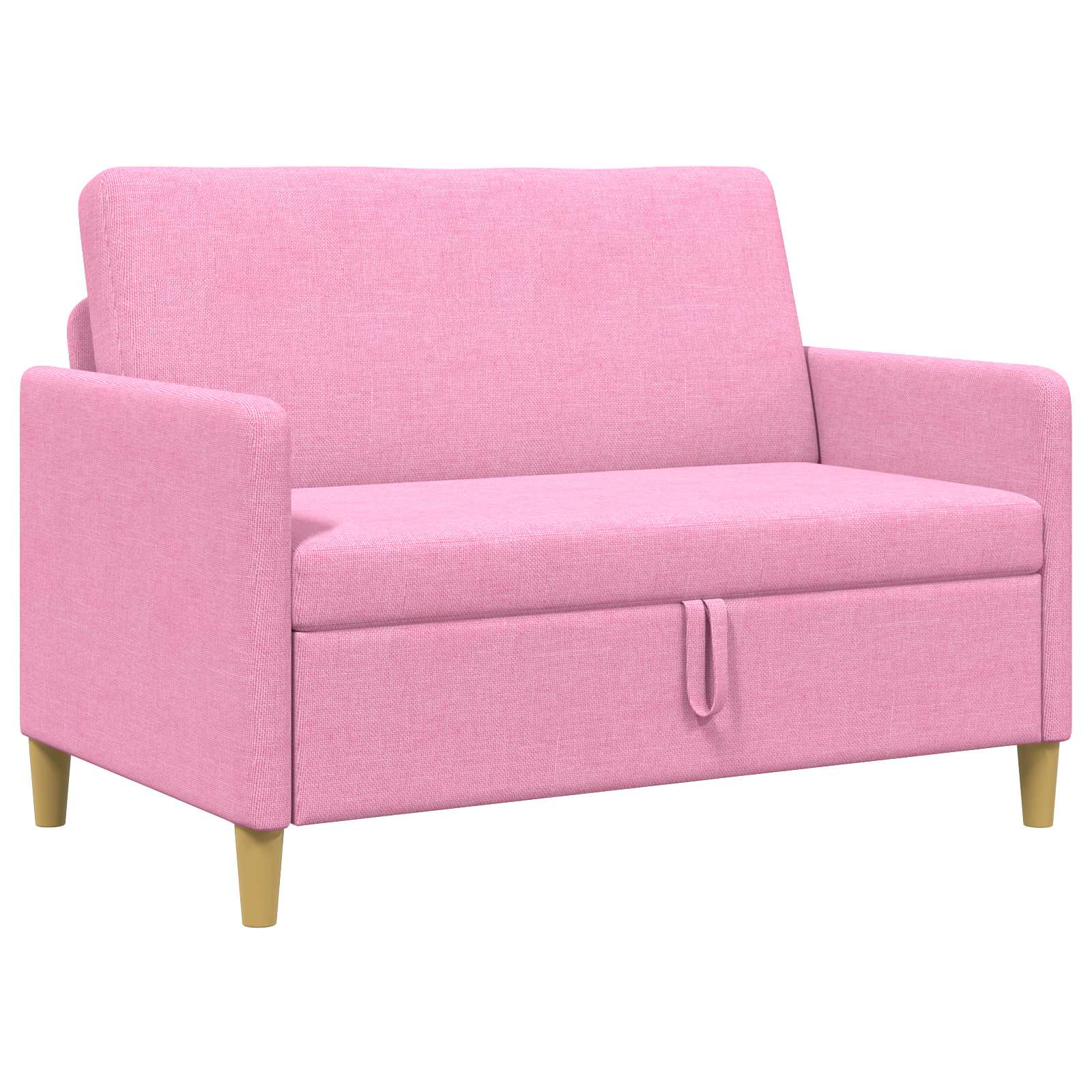 Bank met opslag Roze 122 x 78 x 87 cm Polyester is nu te koop bij PeponiXL, paradijselijk wonen!
