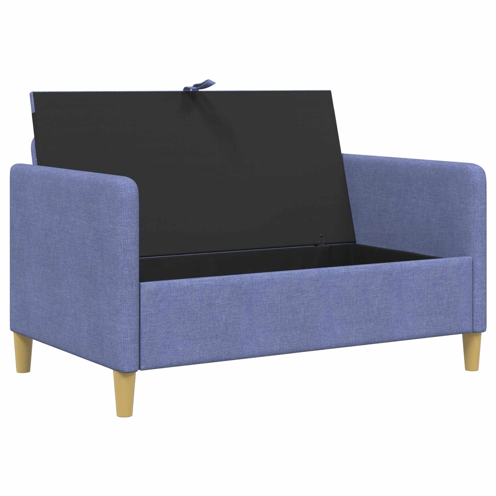 Bank met opslag Jeans Blauw 122 x 78 x 87 cm Polyester is nu te koop bij PeponiXL, paradijselijk wonen!