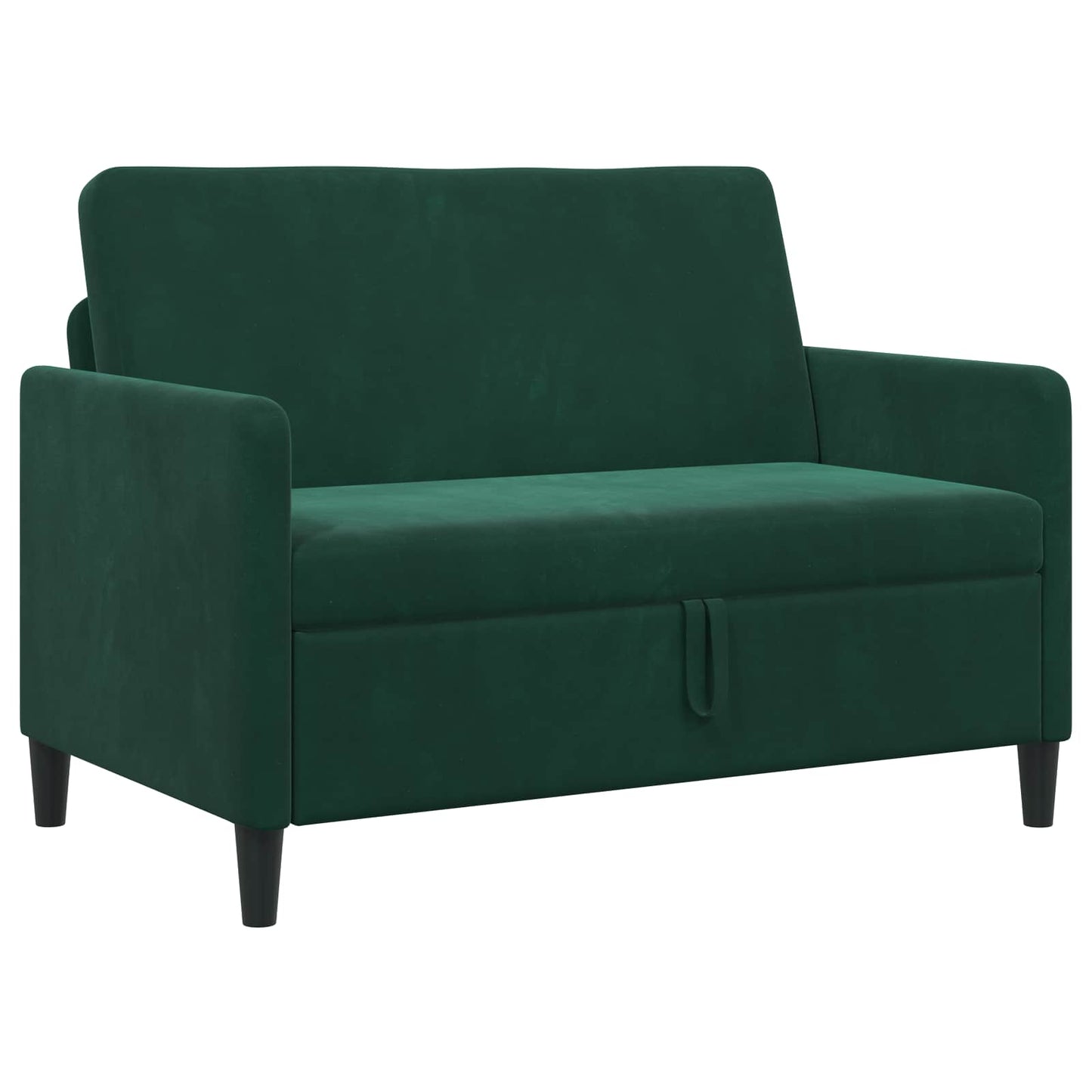 Bank met opslag Donkergroen 122 x 78 x 87 cm Polyester is nu te koop bij PeponiXL, paradijselijk wonen!