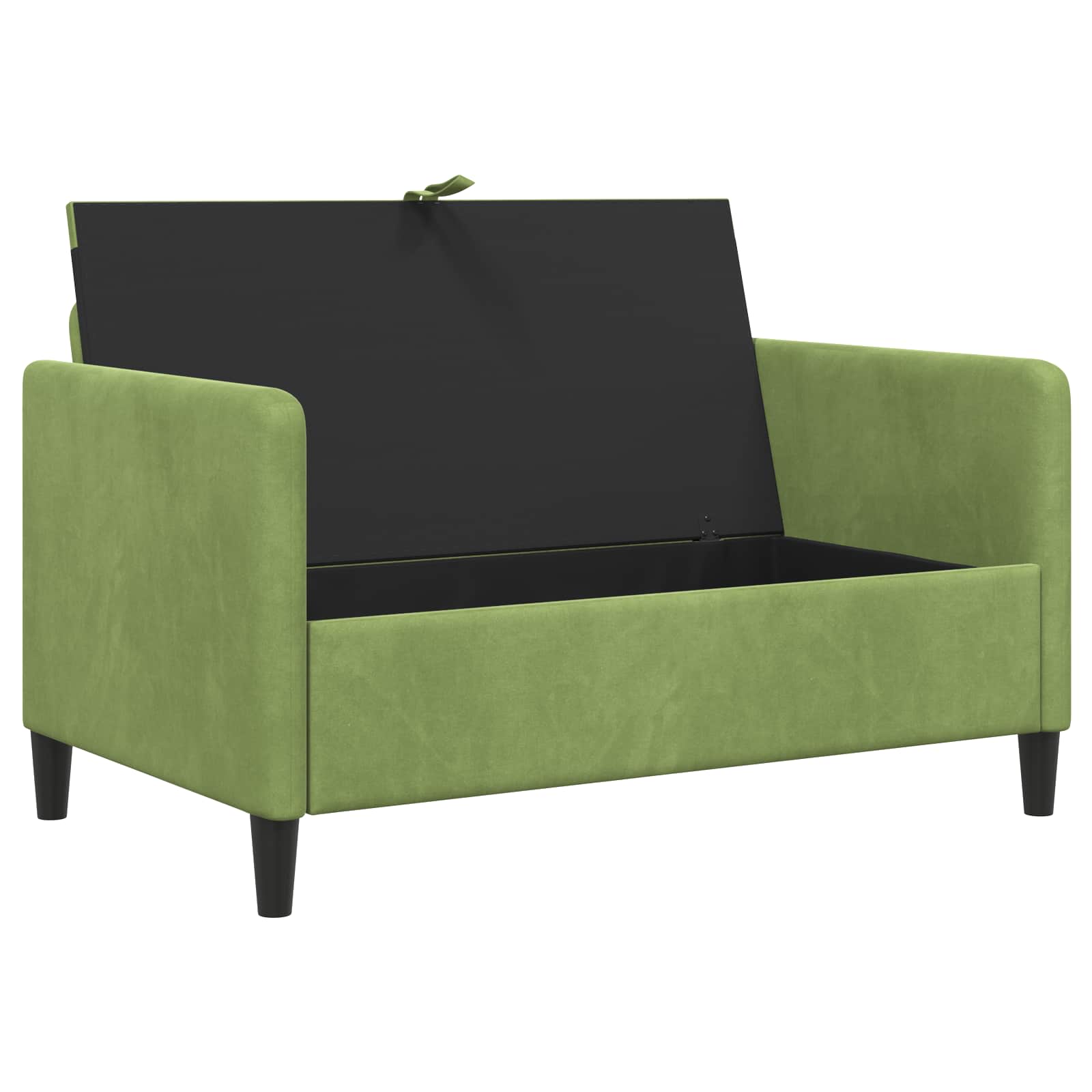 Bank met opslag Lichtgroen 122 x 78 x 87 cm Polyester is nu te koop bij PeponiXL, paradijselijk wonen!