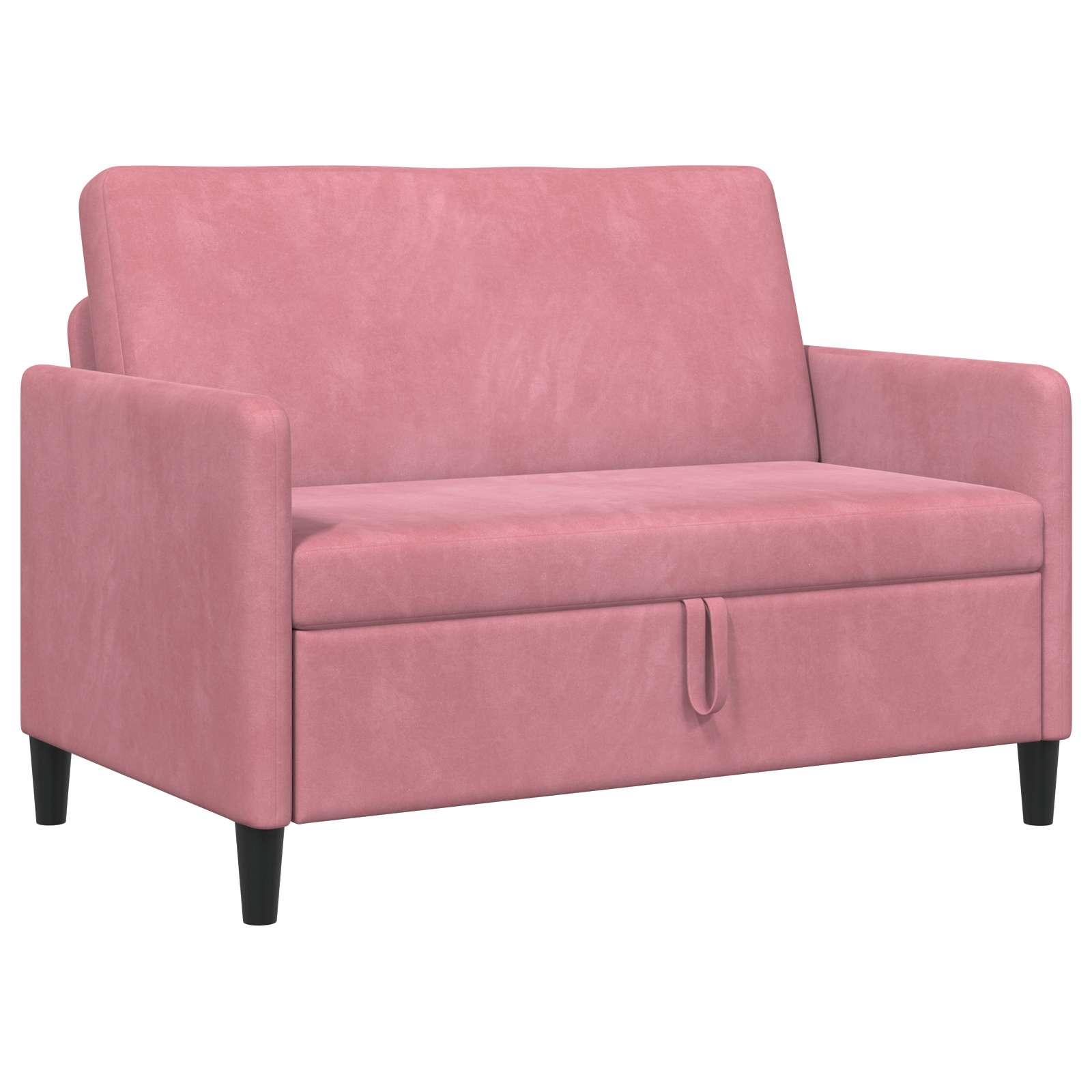 Bank met opslag Roze 122 x 78 x 87 cm Polyester is nu te koop bij PeponiXL, paradijselijk wonen!