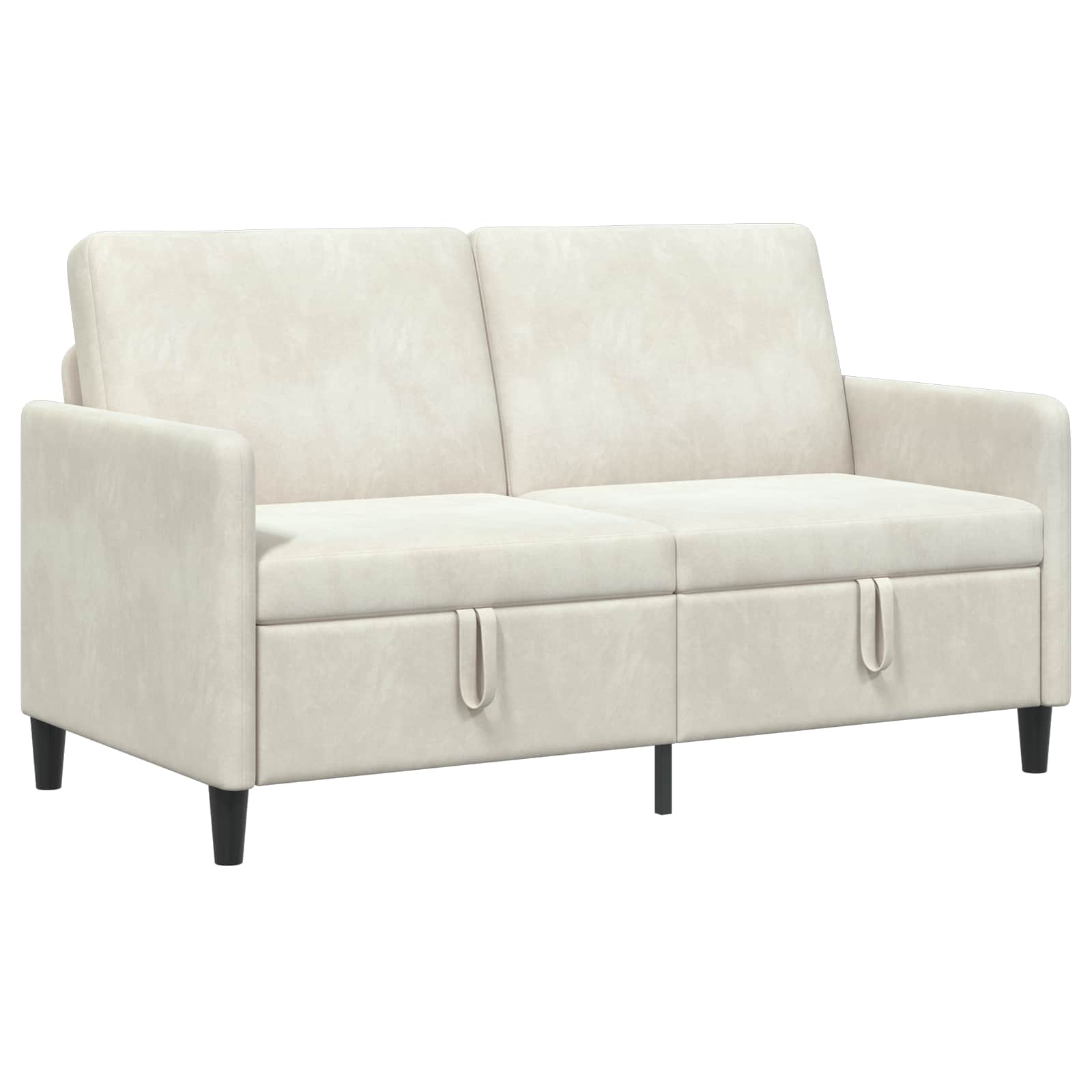 Bank met opslag Crèmekleurig 152 x 78 x 87 cm Polyester is nu te koop bij PeponiXL, paradijselijk wonen!