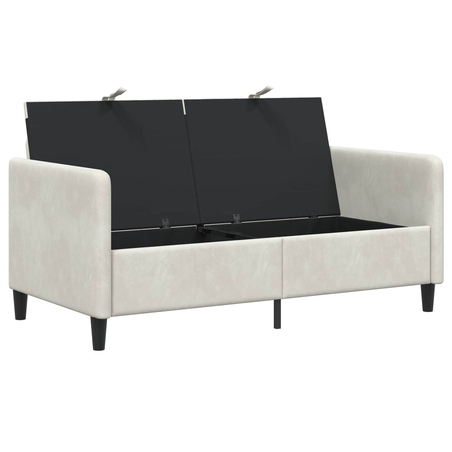 Bank met opslag Crèmekleurig 152 x 78 x 87 cm Polyester is nu te koop bij PeponiXL, paradijselijk wonen!