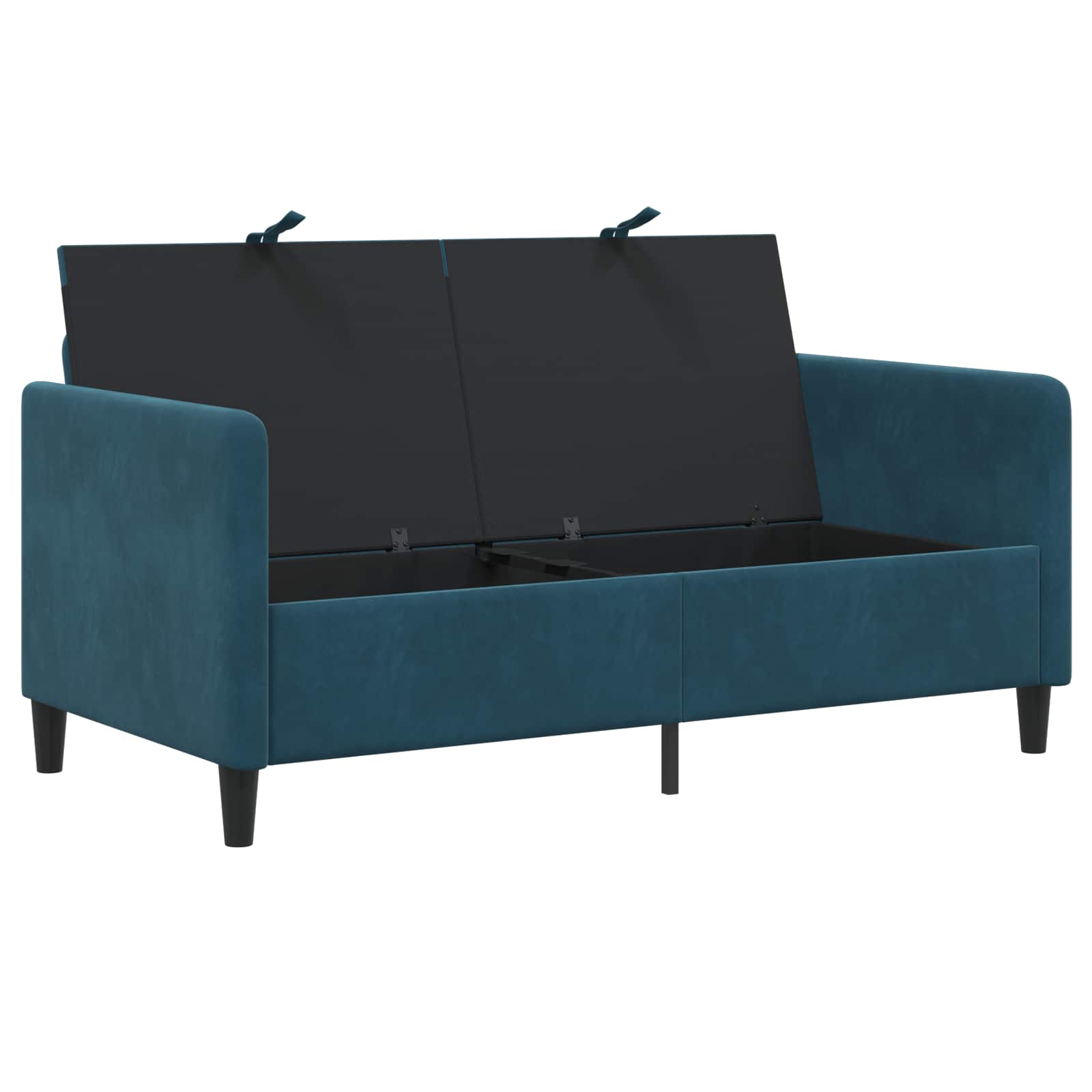 Bank met opslag Blauw 152 x 78 x 87 cm Polyester is nu te koop bij PeponiXL, paradijselijk wonen!