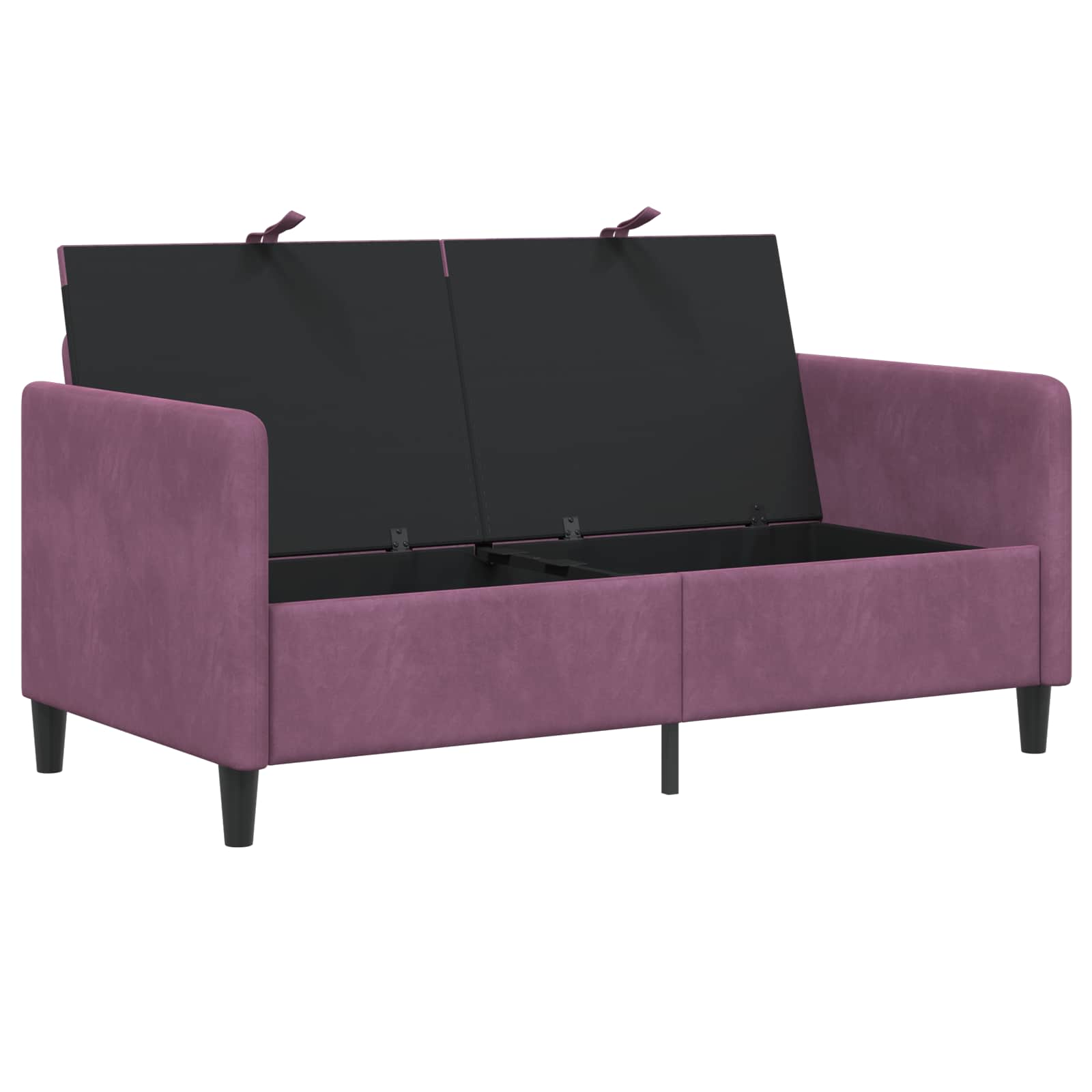 Bank met opslag Paars 152 x 78 x 87 cm Polyester is nu te koop bij PeponiXL, paradijselijk wonen!