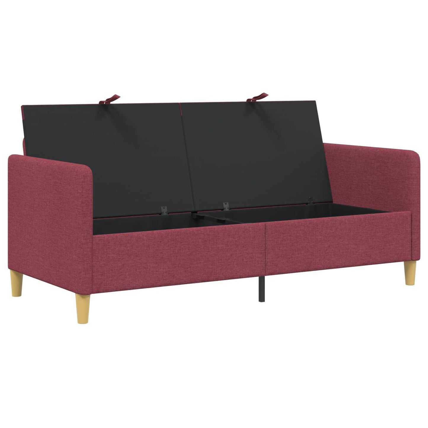 Bank met opslag Wijnrood 172 x 78 x 87 cm Polyester is nu te koop bij PeponiXL, paradijselijk wonen!