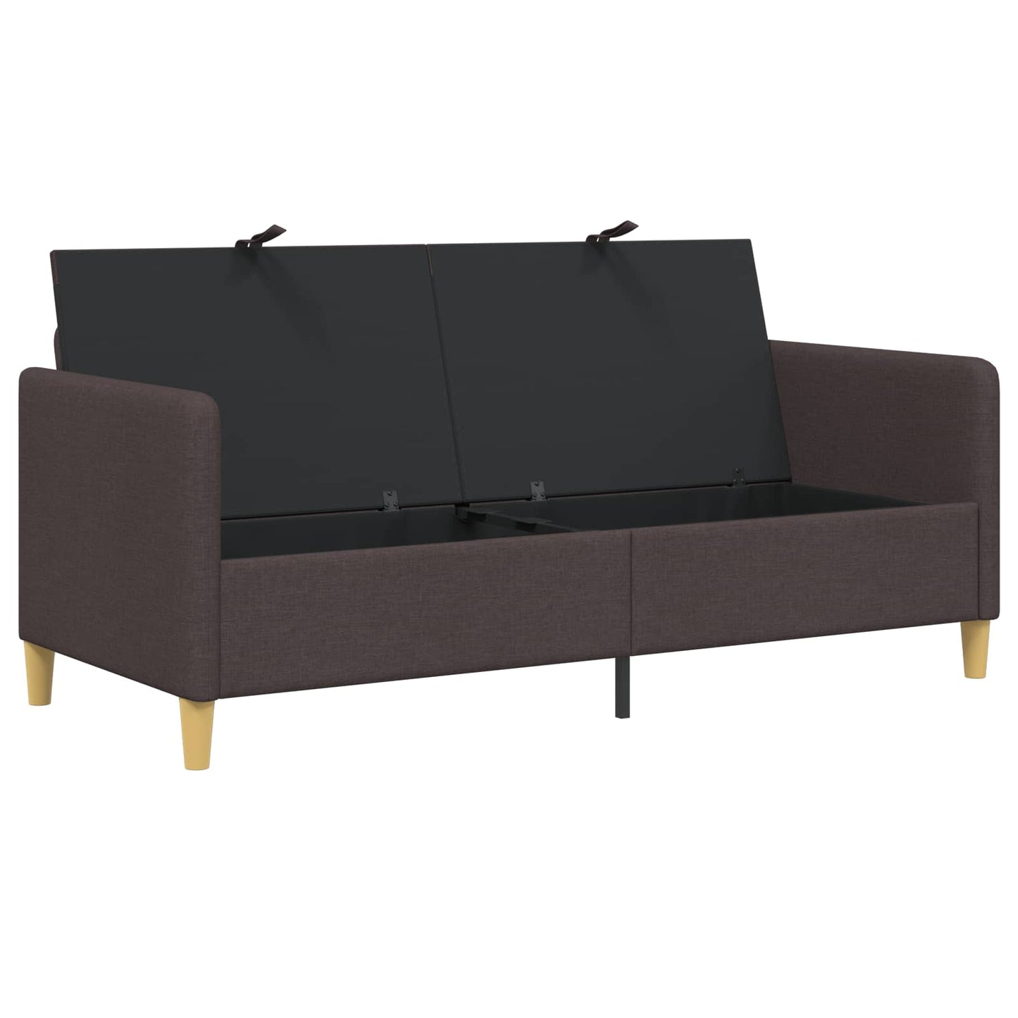 Bank met opslag Donkerbruin 172 x 78 x 87 cm Polyester is nu te koop bij PeponiXL, paradijselijk wonen!