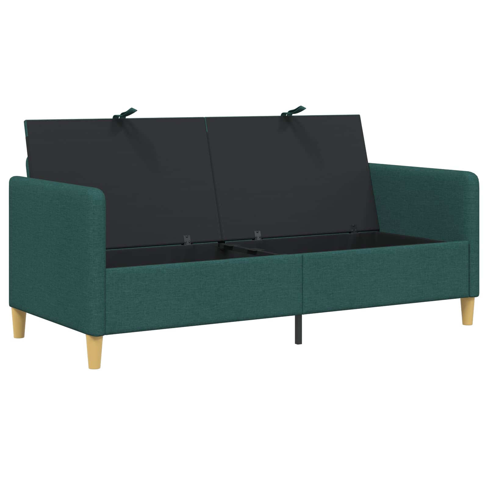 Bank met opslag Donkergroen 172 x 78 x 87 cm Polyester is nu te koop bij PeponiXL, paradijselijk wonen!