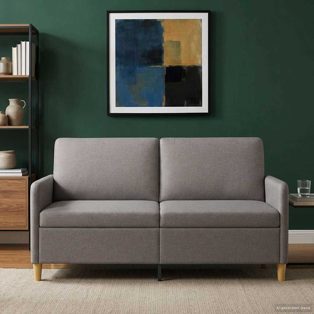 Bank met opslag Taupe 172 x 78 x 87 cm Polyester is nu te koop bij PeponiXL, paradijselijk wonen!