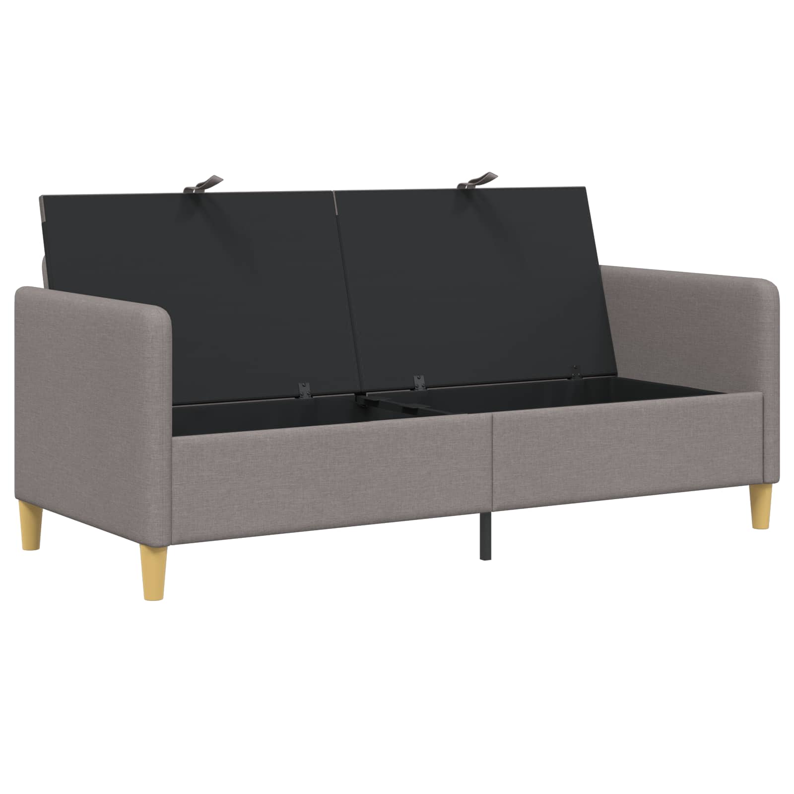 Bank met opslag Taupe 172 x 78 x 87 cm Polyester is nu te koop bij PeponiXL, paradijselijk wonen!