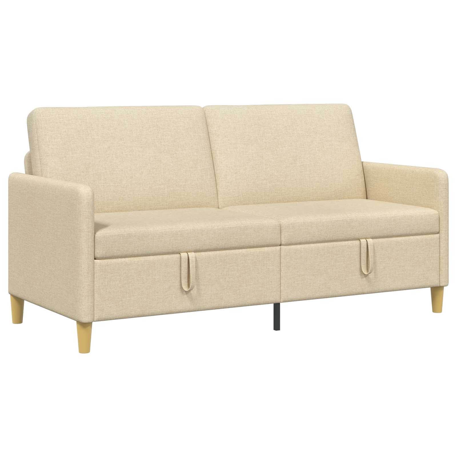 Bank met opslag Crèmekleurig 172 x 78 x 87 cm Polyester is nu te koop bij PeponiXL, paradijselijk wonen!