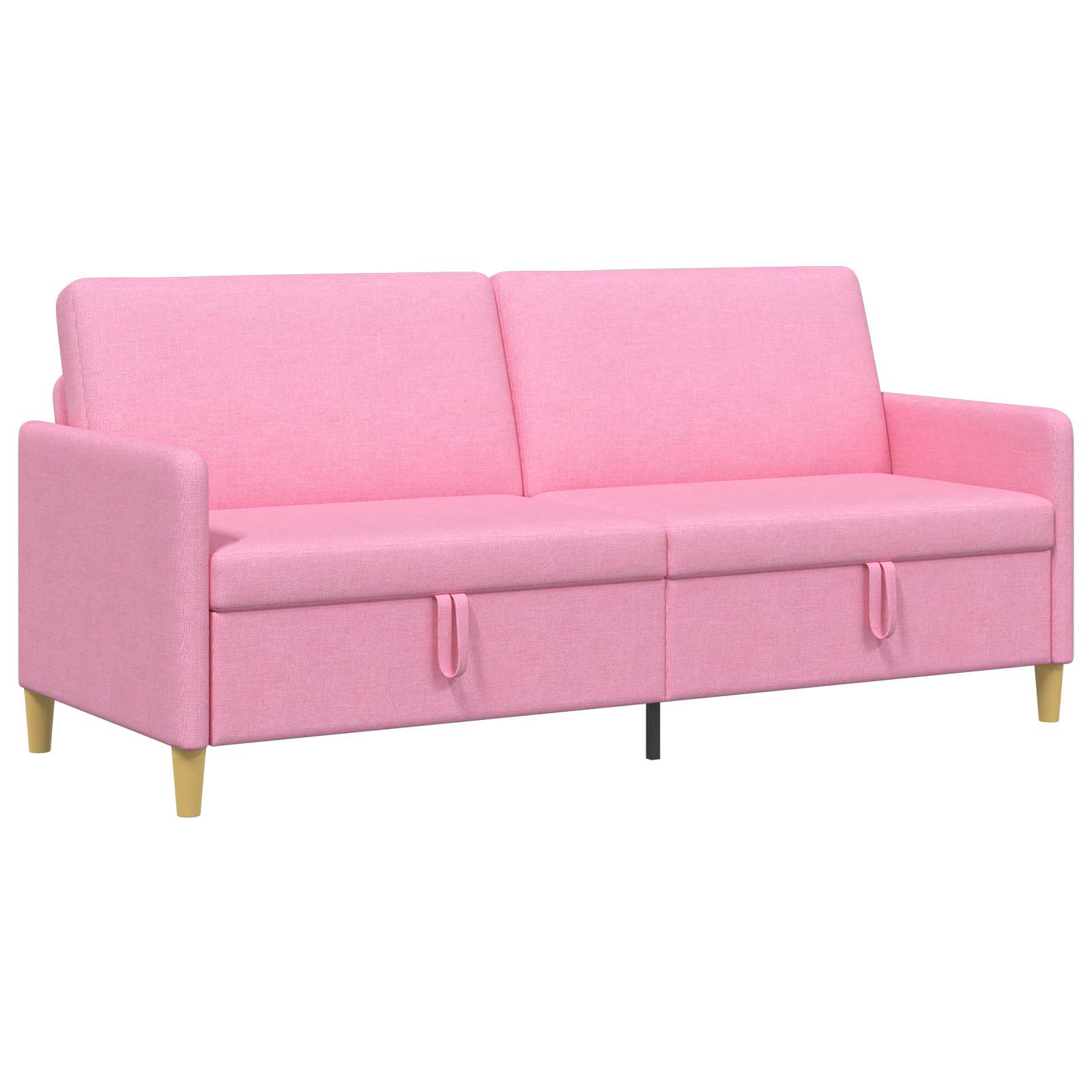 Bank met opslag Roze 192 x 78 x 87 cm Polyester is nu te koop bij PeponiXL, paradijselijk wonen!