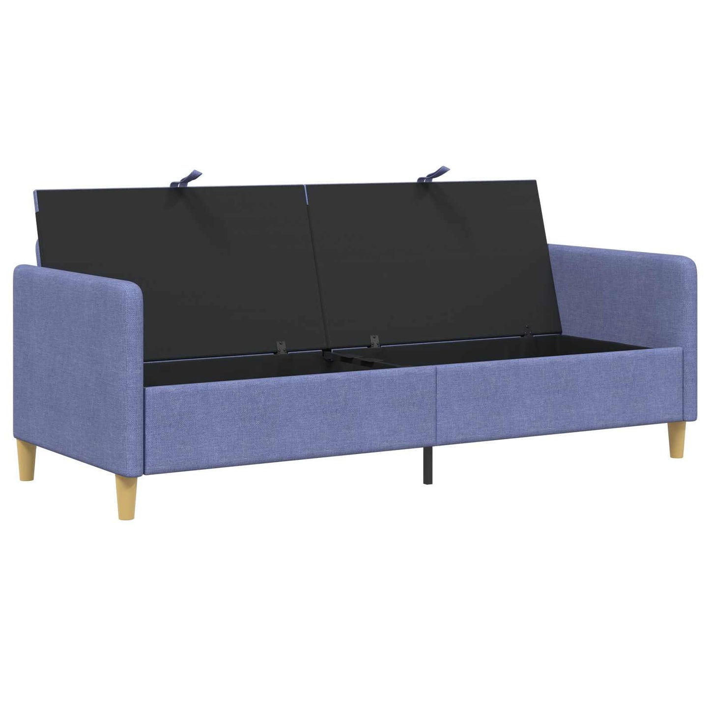 Bank met opslag Jeans Blauw 192 x 78 x 87 cm Polyester is nu te koop bij PeponiXL, paradijselijk wonen!