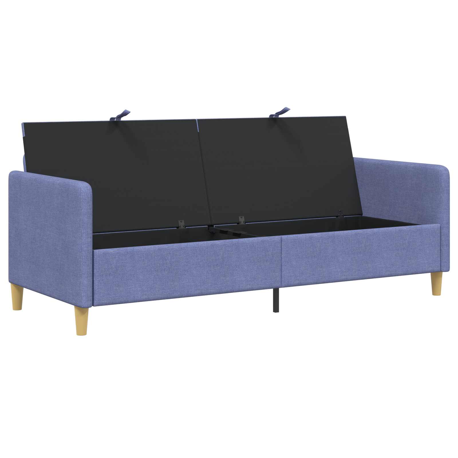 Bank met opslag Jeans Blauw 192 x 78 x 87 cm Polyester is nu te koop bij PeponiXL, paradijselijk wonen!