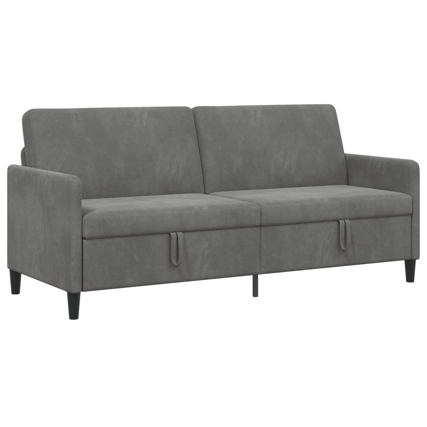 Bank met opslag Donkergrijs 192 x 78 x 87 cm Polyester is nu te koop bij PeponiXL, paradijselijk wonen!