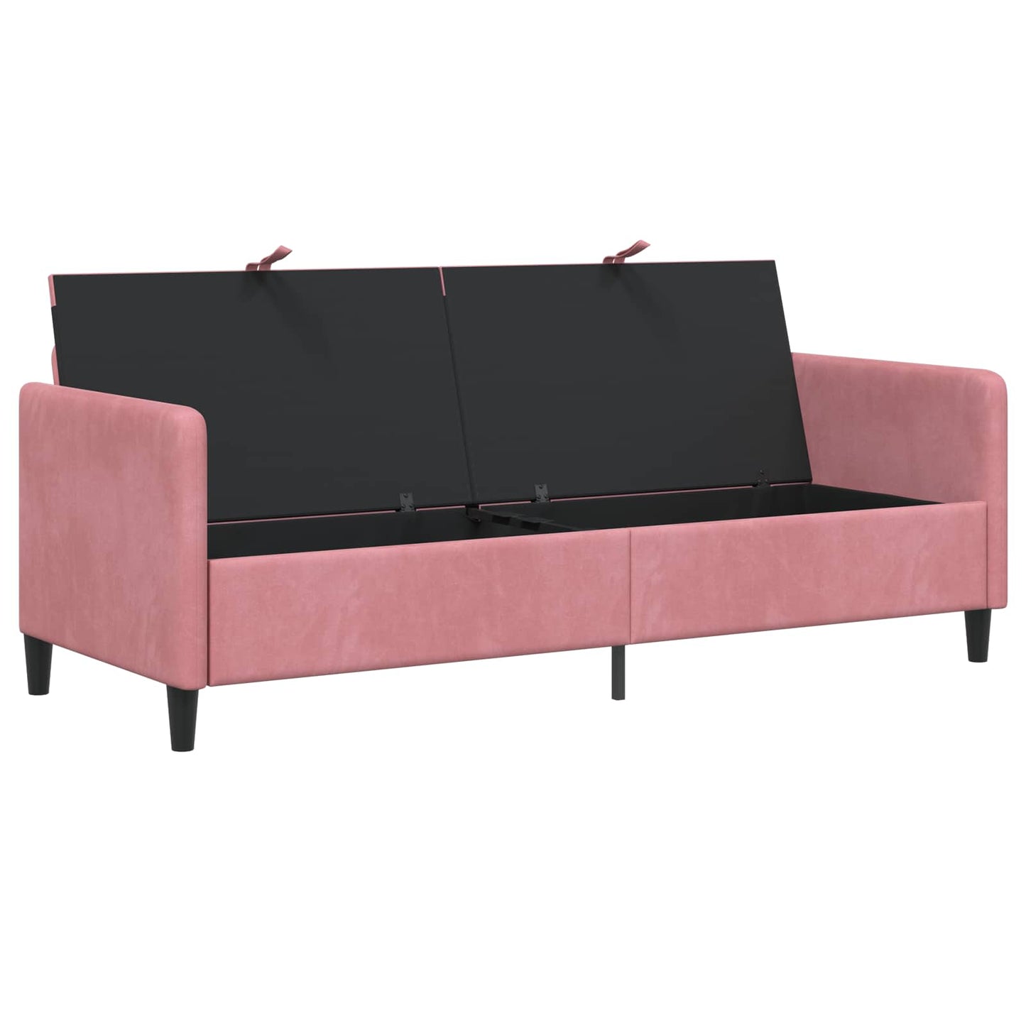 Bank met opslag Roze 192 x 78 x 87 cm Polyester is nu te koop bij PeponiXL, paradijselijk wonen!