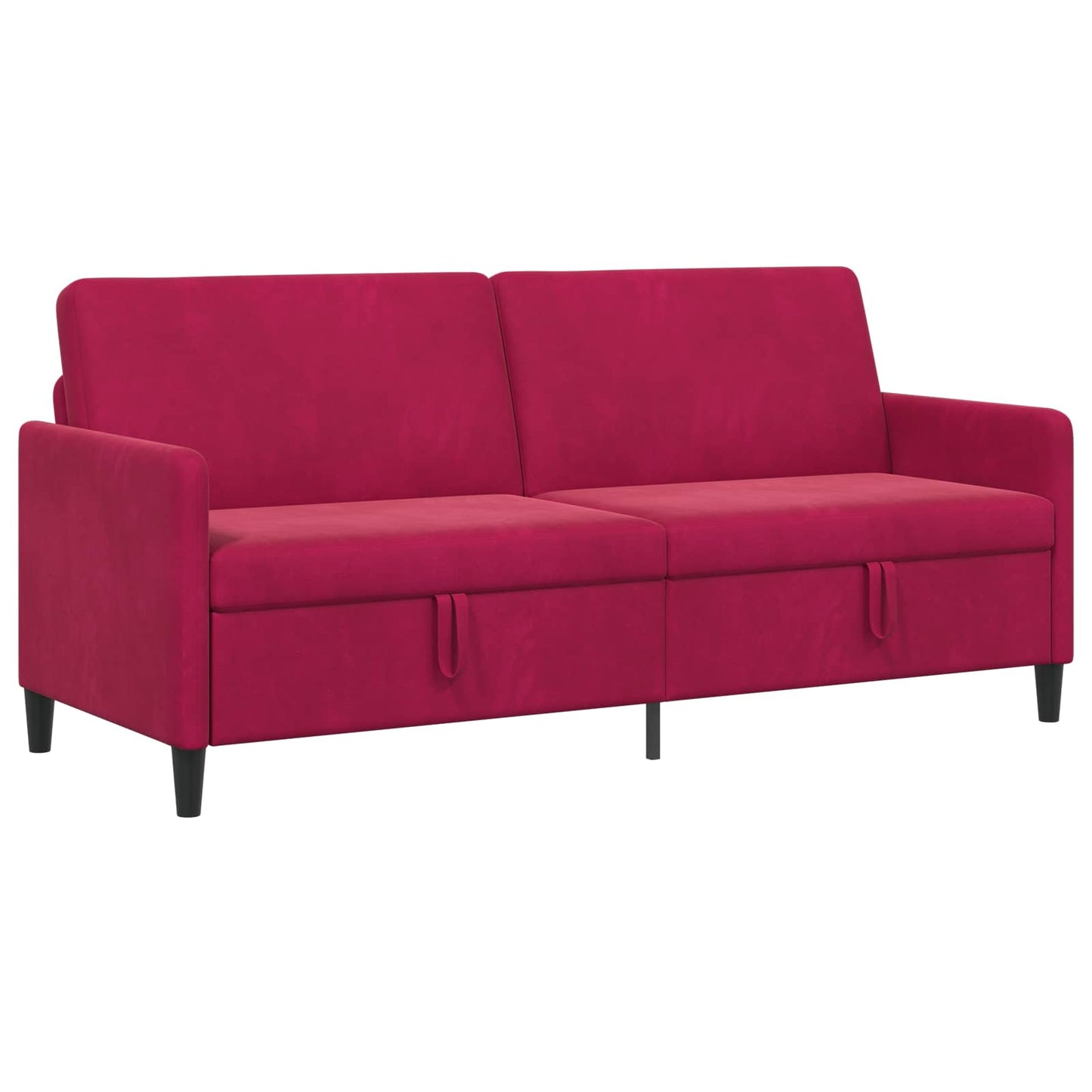 Bank met opslag Wijnrood 192 x 78 x 87 cm Polyester is nu te koop bij PeponiXL, paradijselijk wonen!