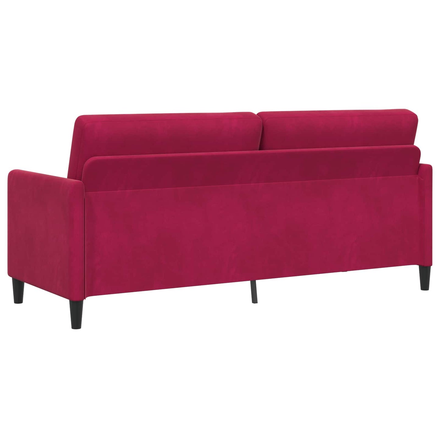Bank met opslag Wijnrood 192 x 78 x 87 cm Polyester is nu te koop bij PeponiXL, paradijselijk wonen!