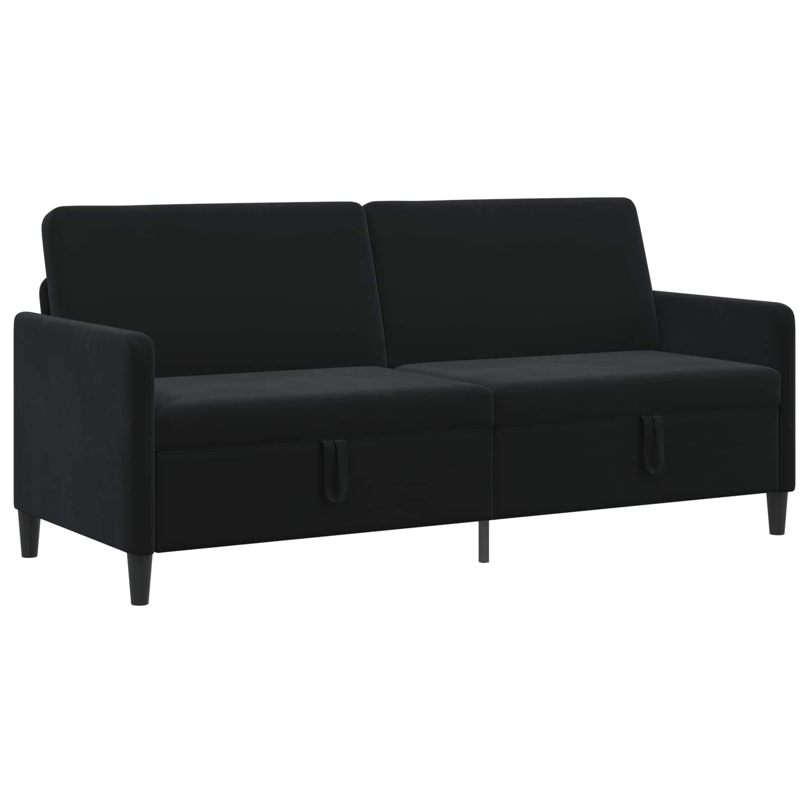 Bank met opslag Zwart 192 x 78 x 87 cm Polyester is nu te koop bij PeponiXL, paradijselijk wonen!