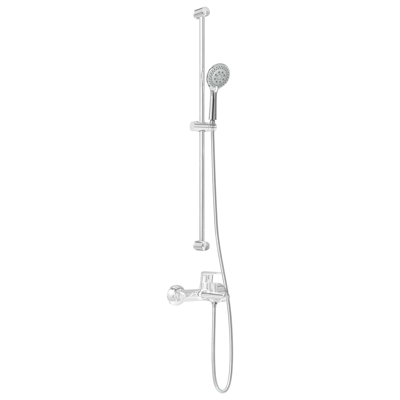 Doucheset Chroom 150 cm Roestvrij staal is nu te koop bij PeponiXL, paradijselijk wonen!