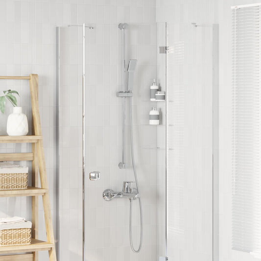 Doucheset Chroom 150 cm Roestvrij staal is nu te koop bij PeponiXL, paradijselijk wonen!