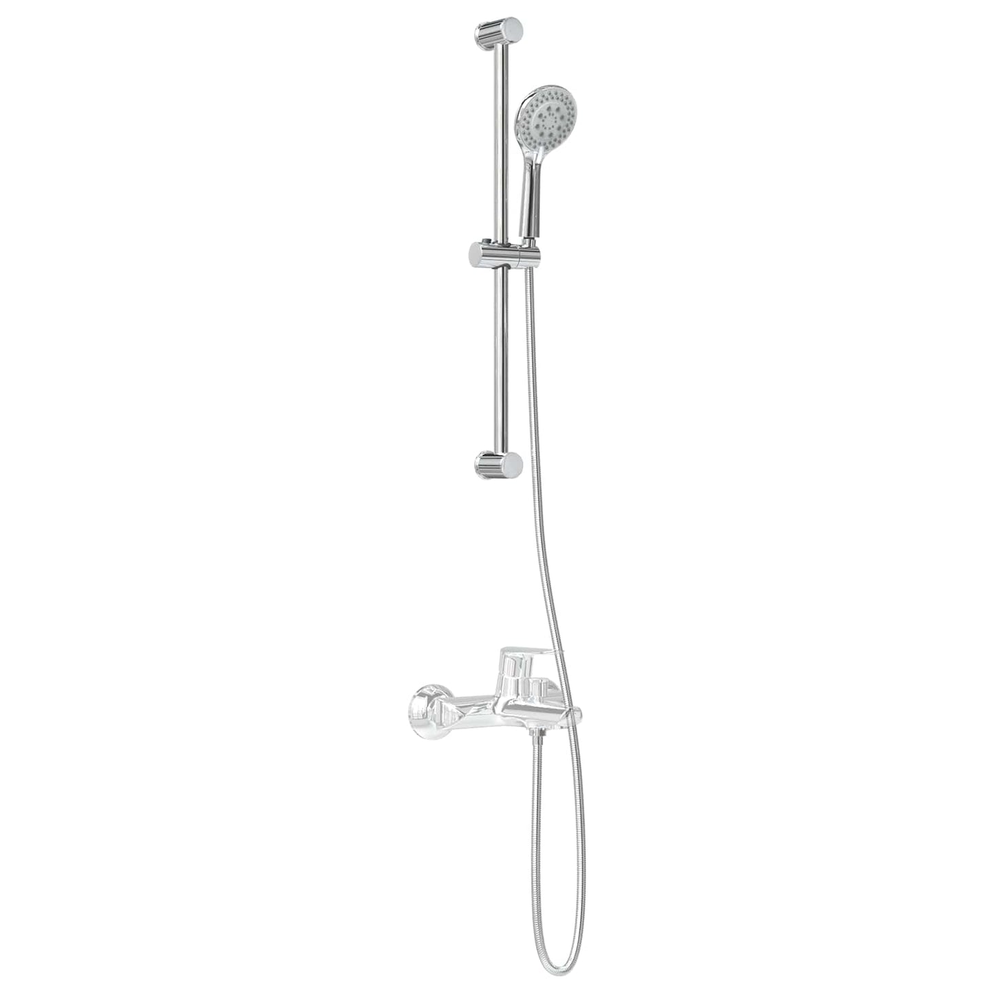 Douchesysteem set Chroom 71 cm Roestvrij staal is nu te koop bij PeponiXL, paradijselijk wonen!