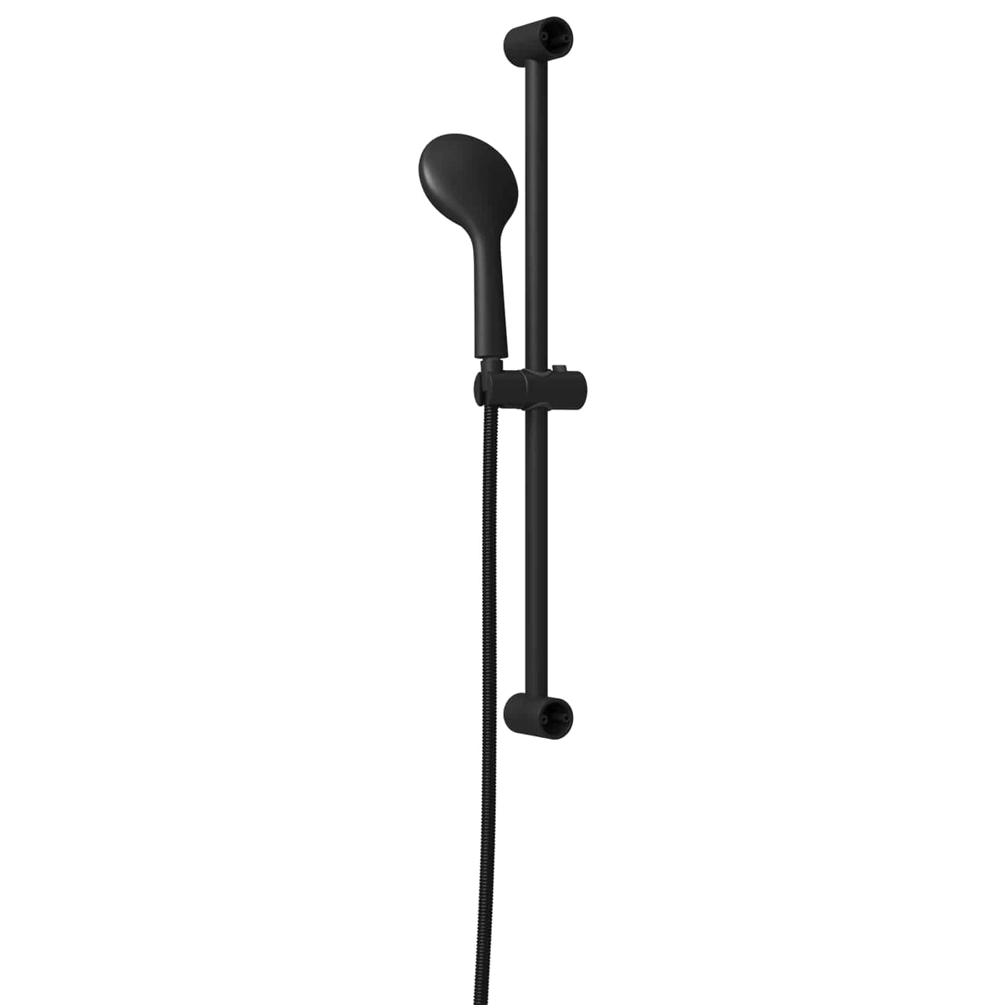 Douchesysteem set Zwart 71 cm Roestvrij staal is nu te koop bij PeponiXL, paradijselijk wonen!