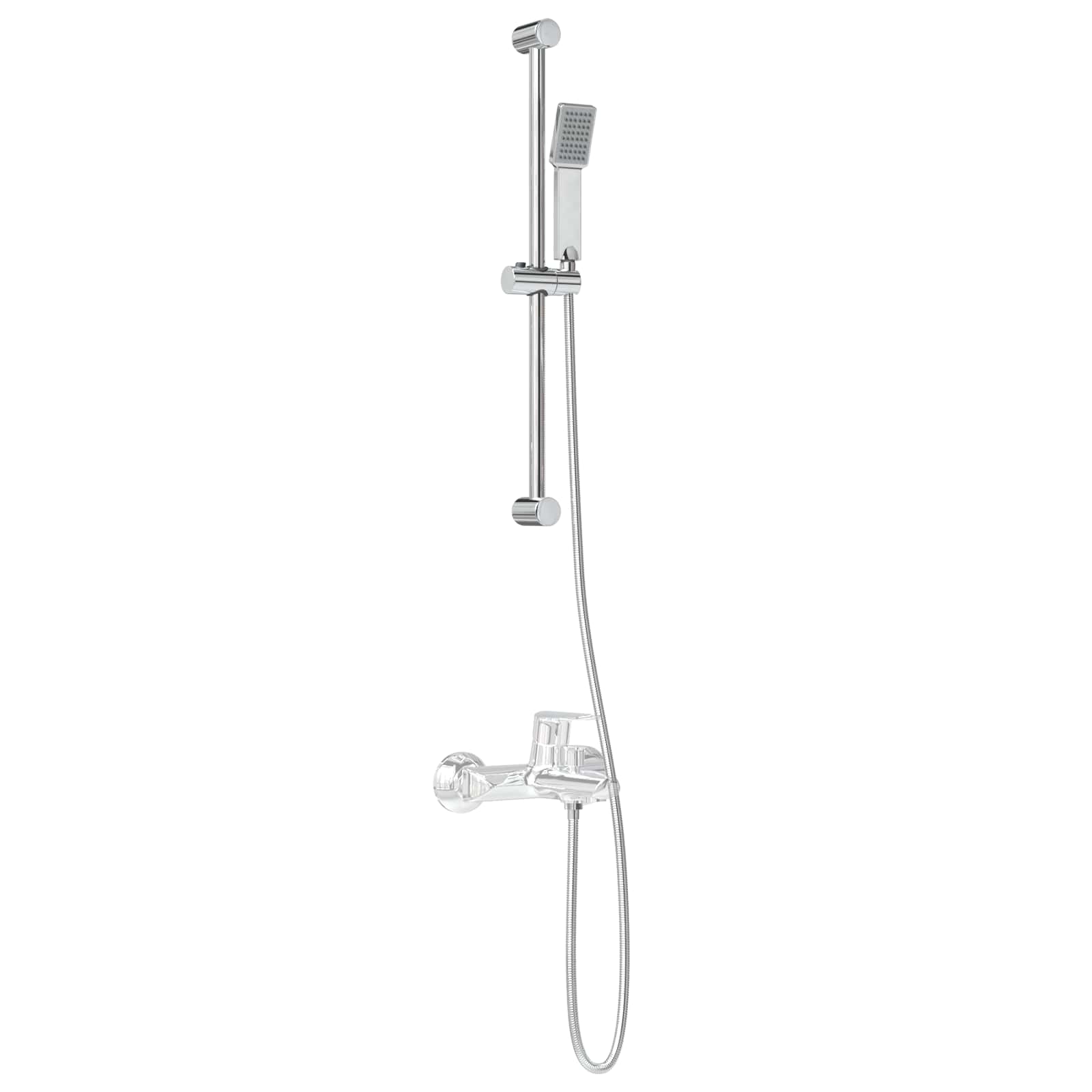 Douchesysteem set Chroom 70 cm Roestvrij staal is nu te koop bij PeponiXL, paradijselijk wonen!