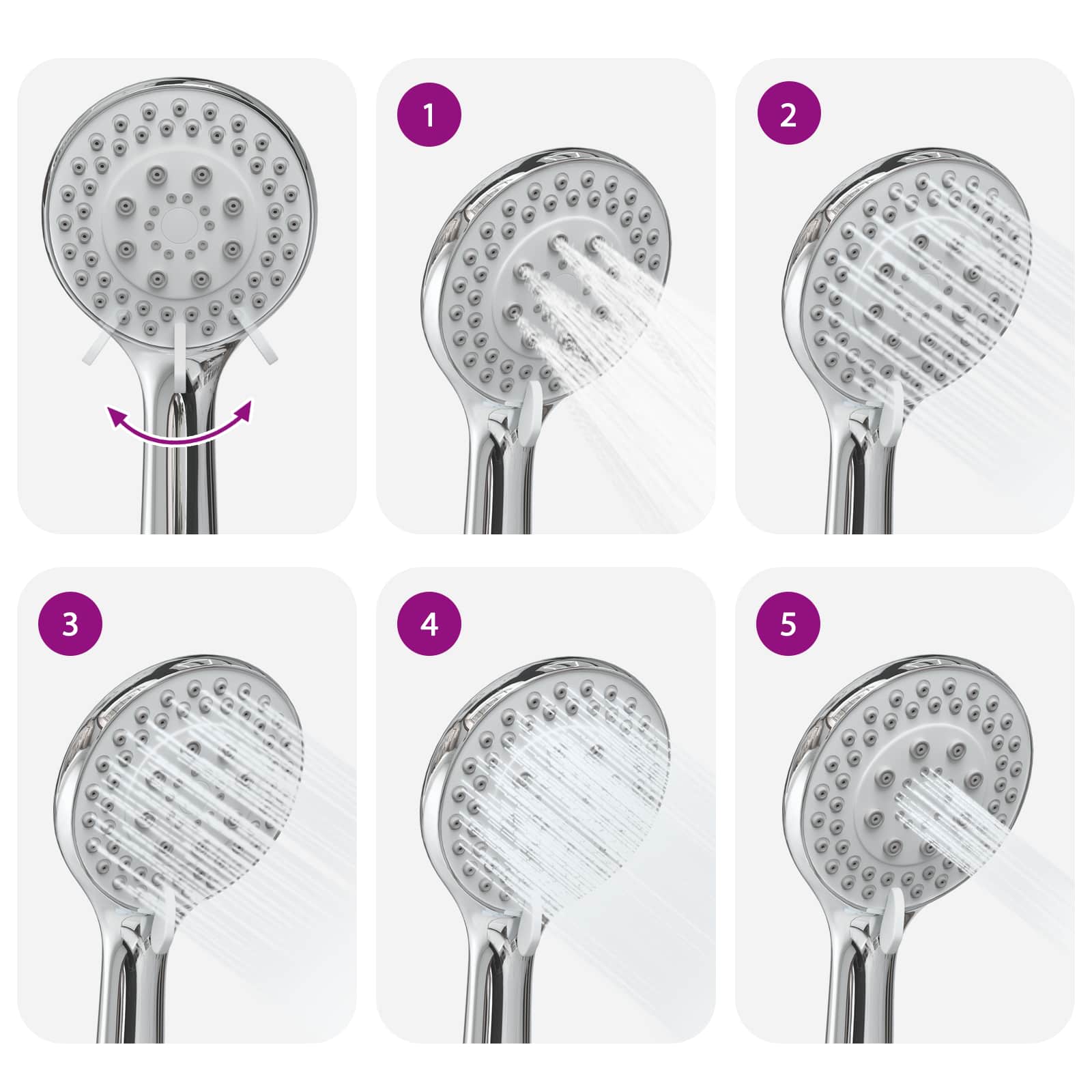 Douchesysteem set Chroom 101 cm Roestvrij staal is nu te koop bij PeponiXL, paradijselijk wonen!