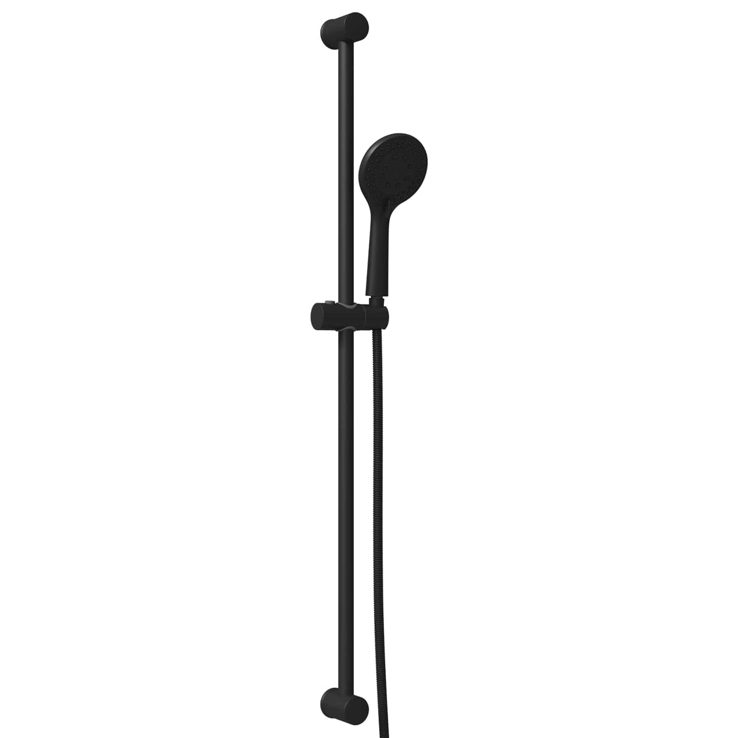 Douchesysteem set Zwart 101 cm Roestvrij staal is nu te koop bij PeponiXL, paradijselijk wonen!