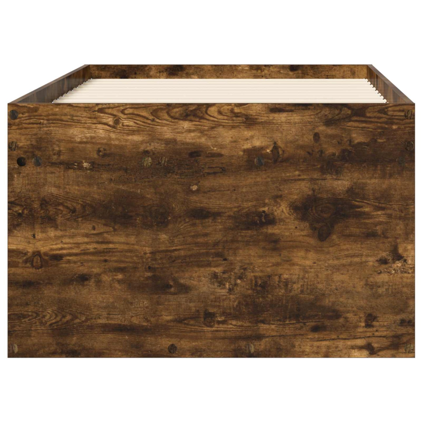 Bedframe met opslag Gerookt eiken 80 x 200 cm Bewerkt hout