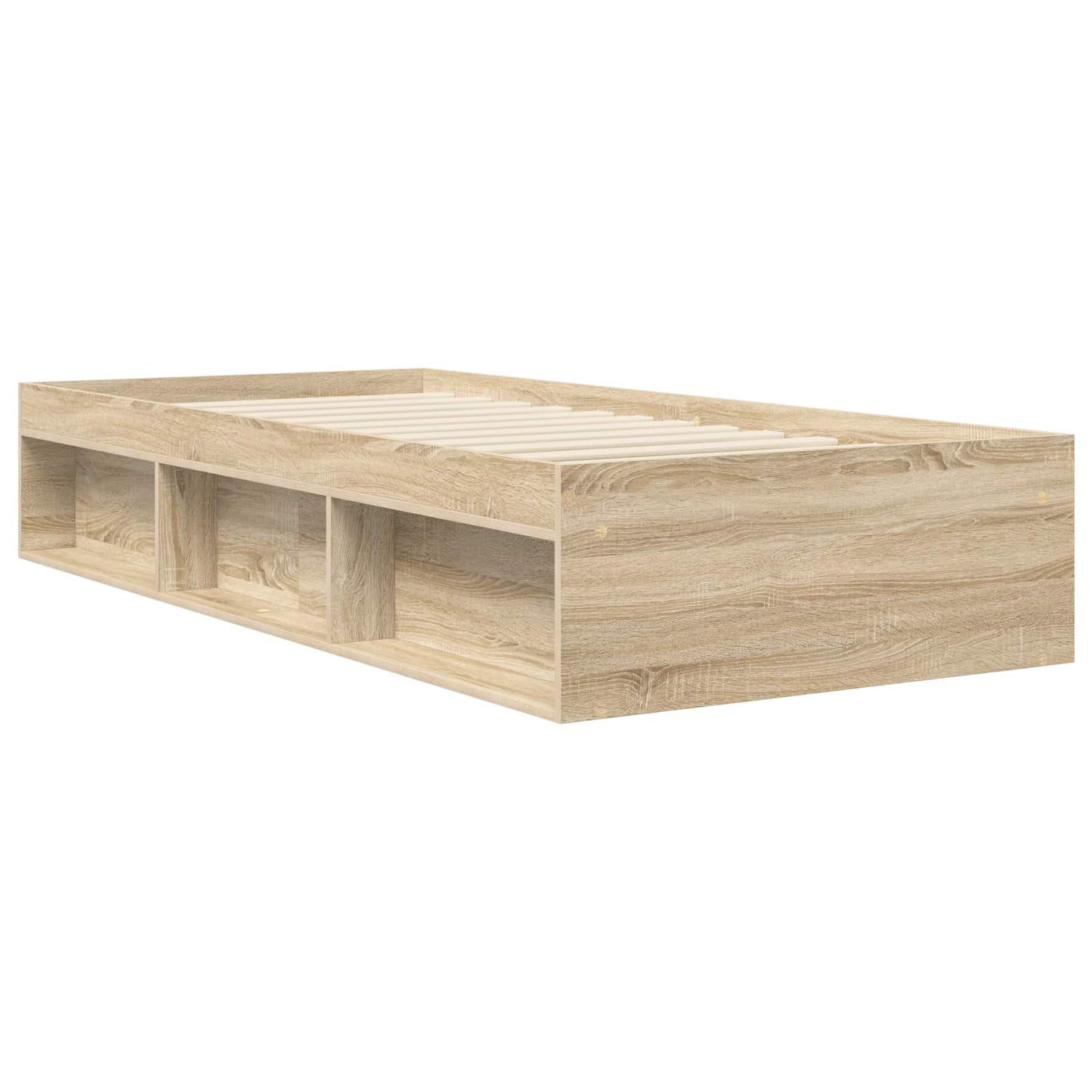 Bedframe met opslag Sonoma Eiken 80 x 200 cm Bewerkt hout