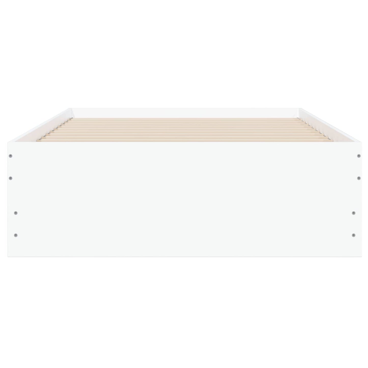 Bedframe met opslag met lade Wit 80 x 200 cm Bewerkt hout