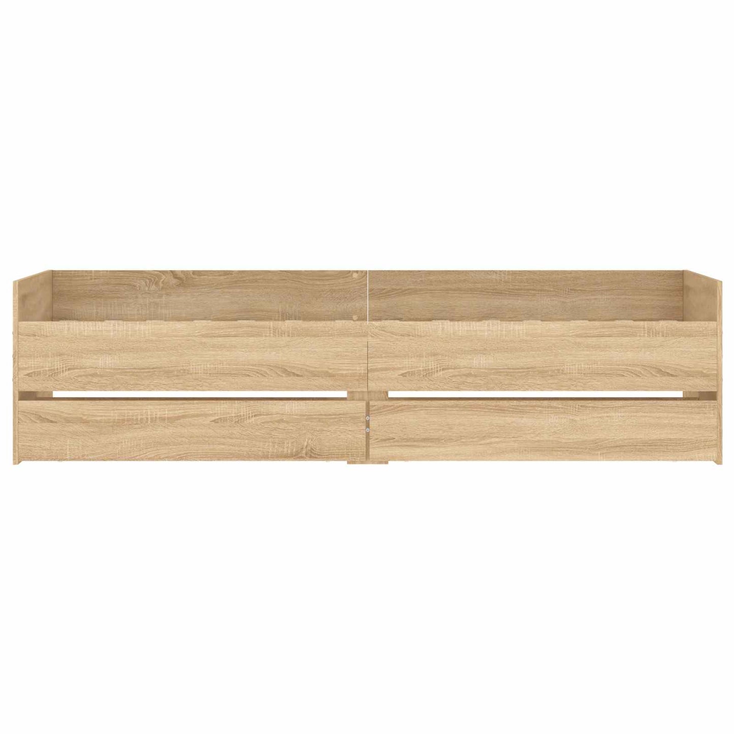 Bedframe met lade met opslag Sonoma Eiken Massief grenenhout