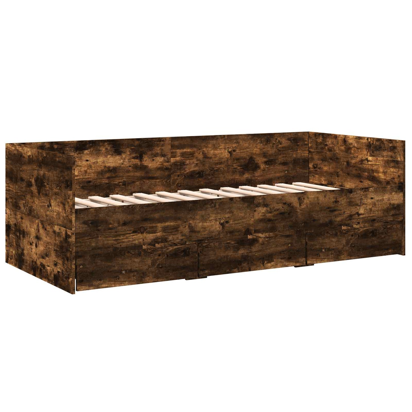 Dagbed met lade met hoofdeinde Gerookt eiken Bewerkt hout