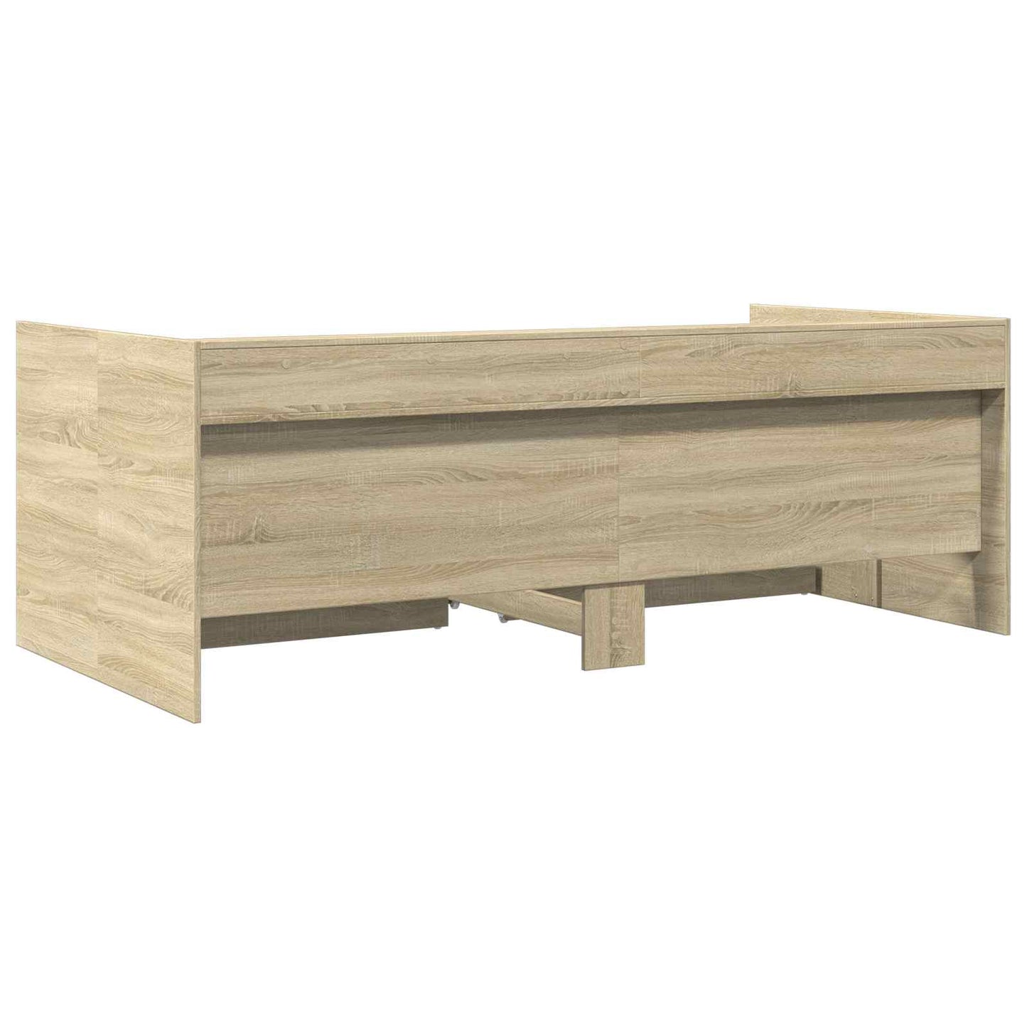 Dagbed met lade met plank met opslag Sonoma Eiken Bewerkt hout