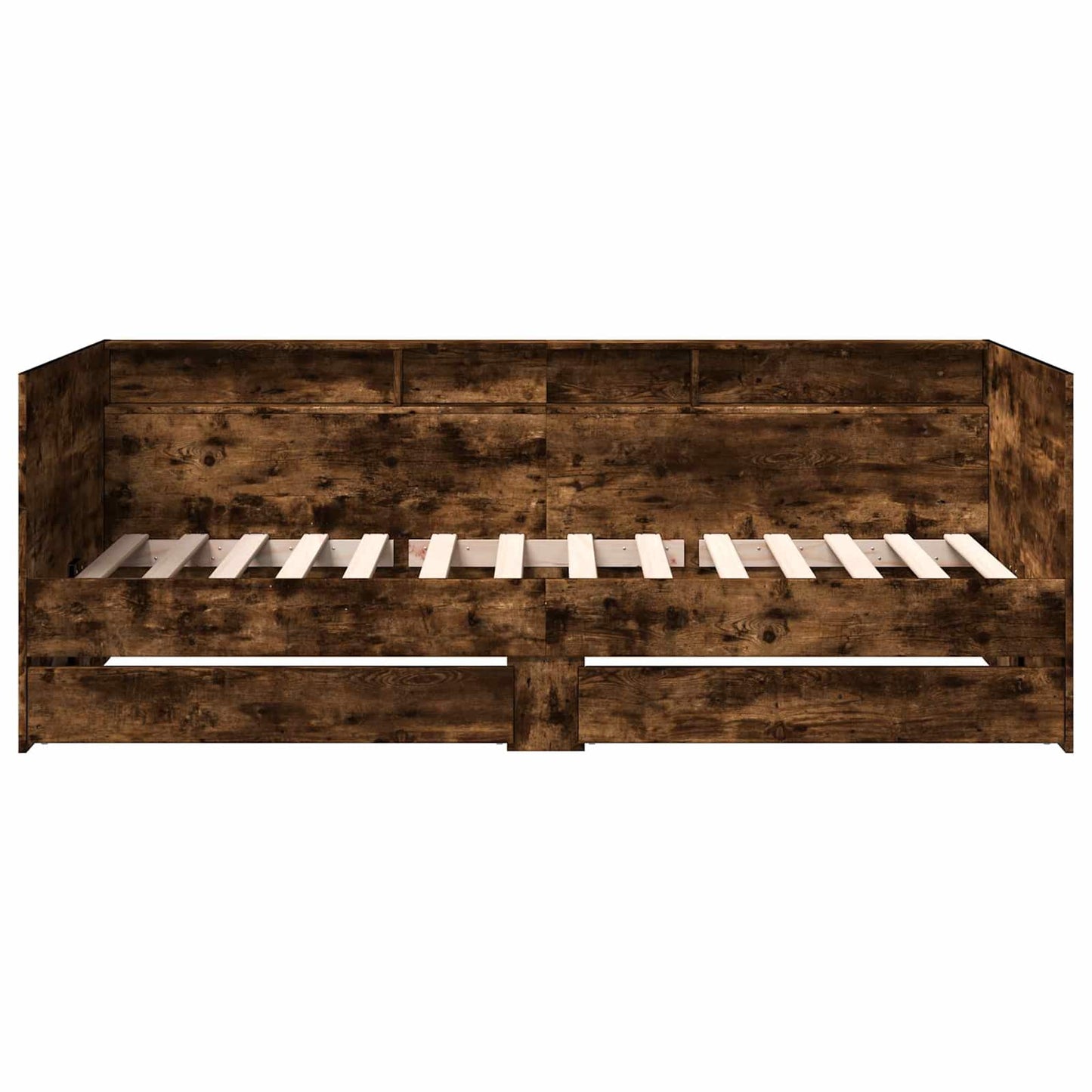 Dagbed met lade met plank met opslag Gerookt eiken Bewerkt hout