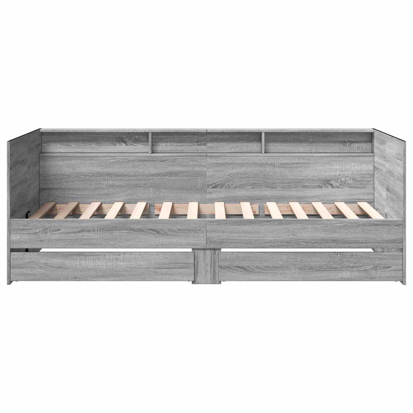 Dagbed met lade met plank met opslag Grijs Sonoma Bewerkt hout