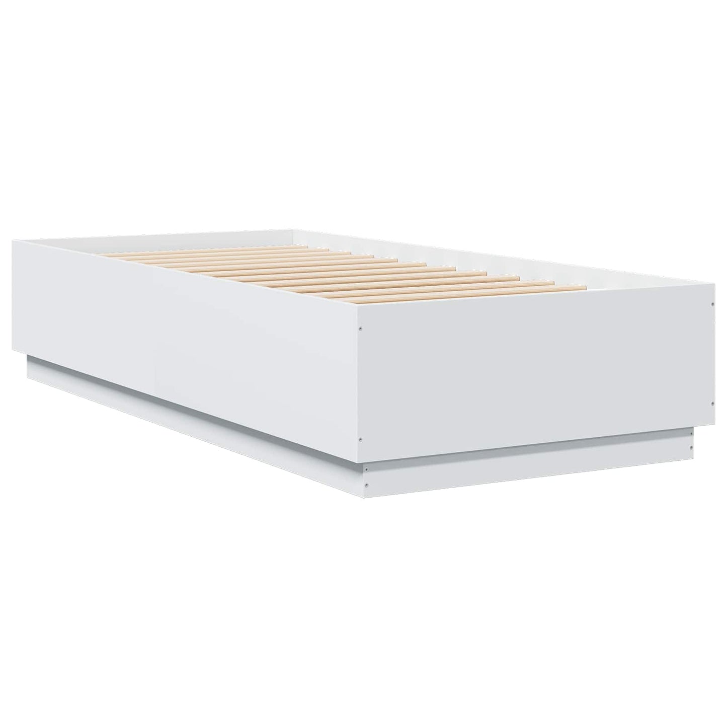Bedframe Wit 80 x 200 cm Bewerkt hout is nu te koop bij PeponiXL, paradijselijk wonen!